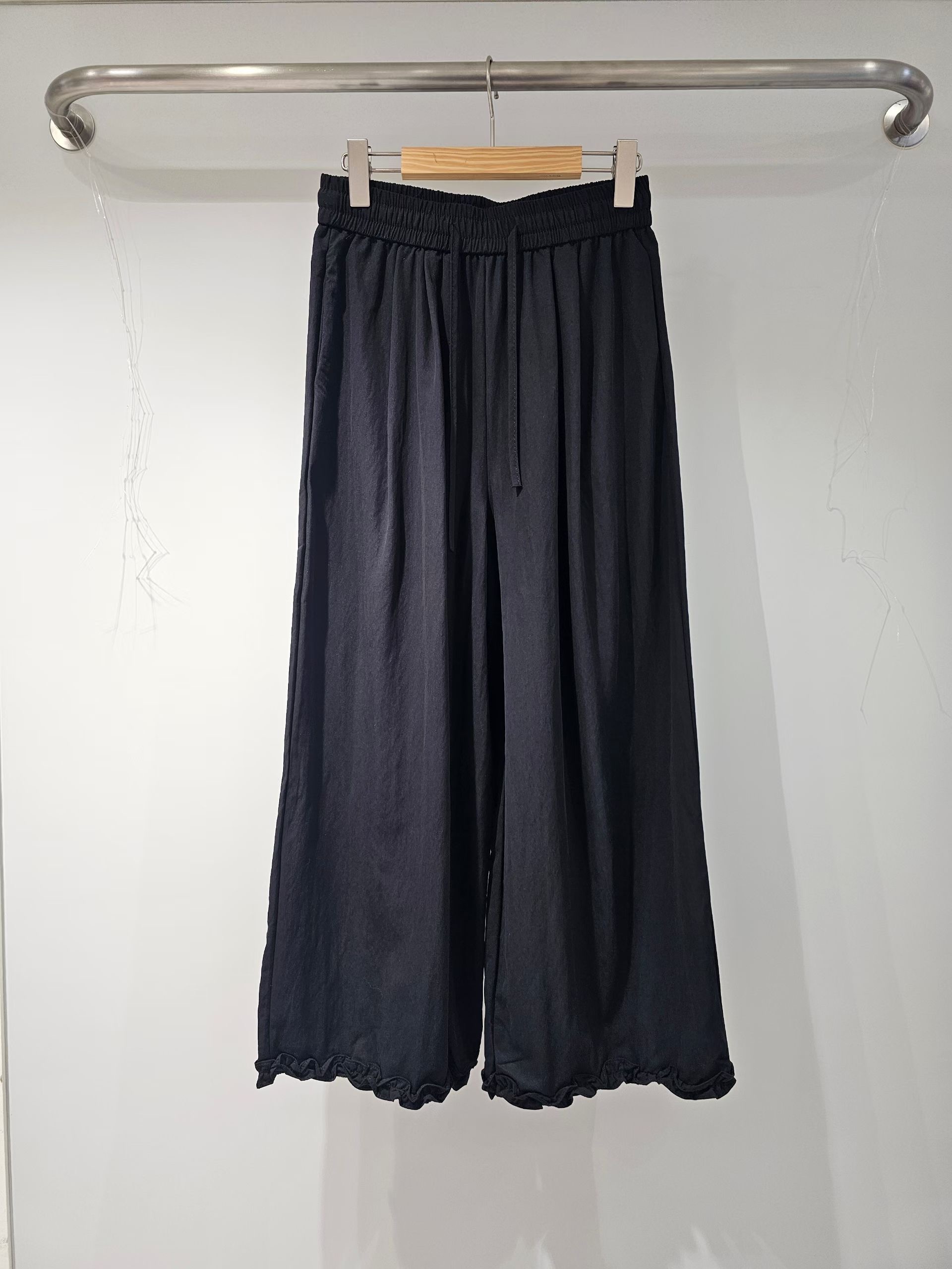 870426/LETTICE TRIM CUFF POCKET TROUSERS 