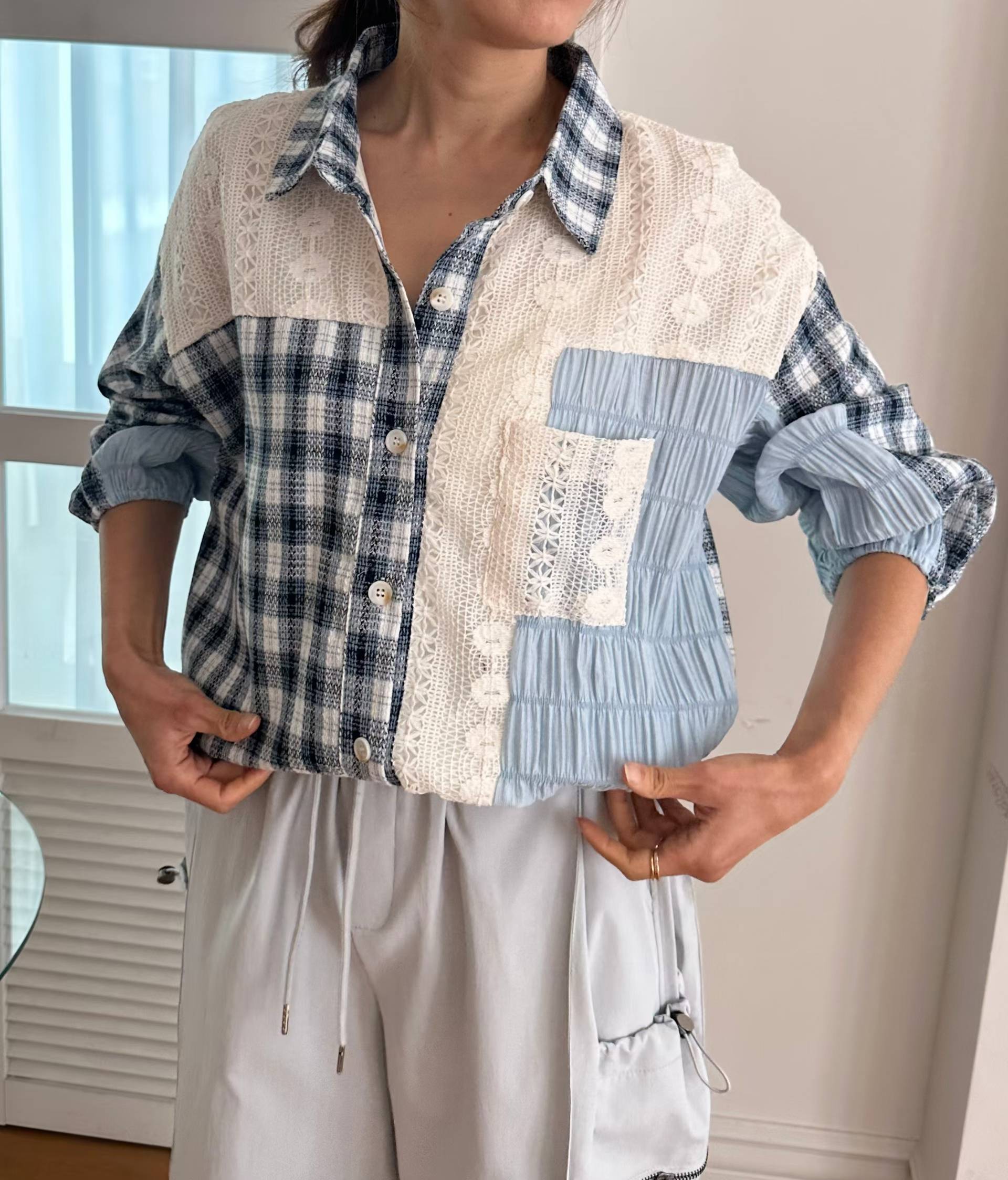 FLYNN PATCHWORK SHIRT