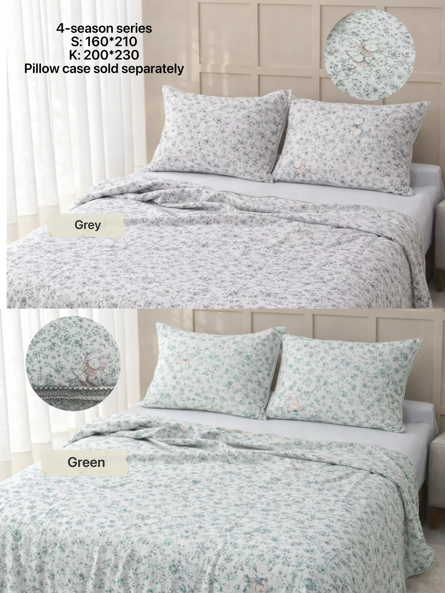 BT11 / 4 Season Series: Bunny in the Garden Blanket