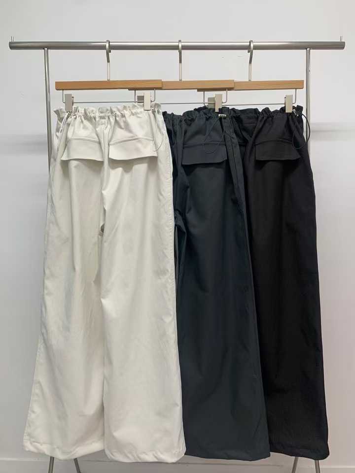 ELLA TOGGLE WAIST BAGGY TROUSERS