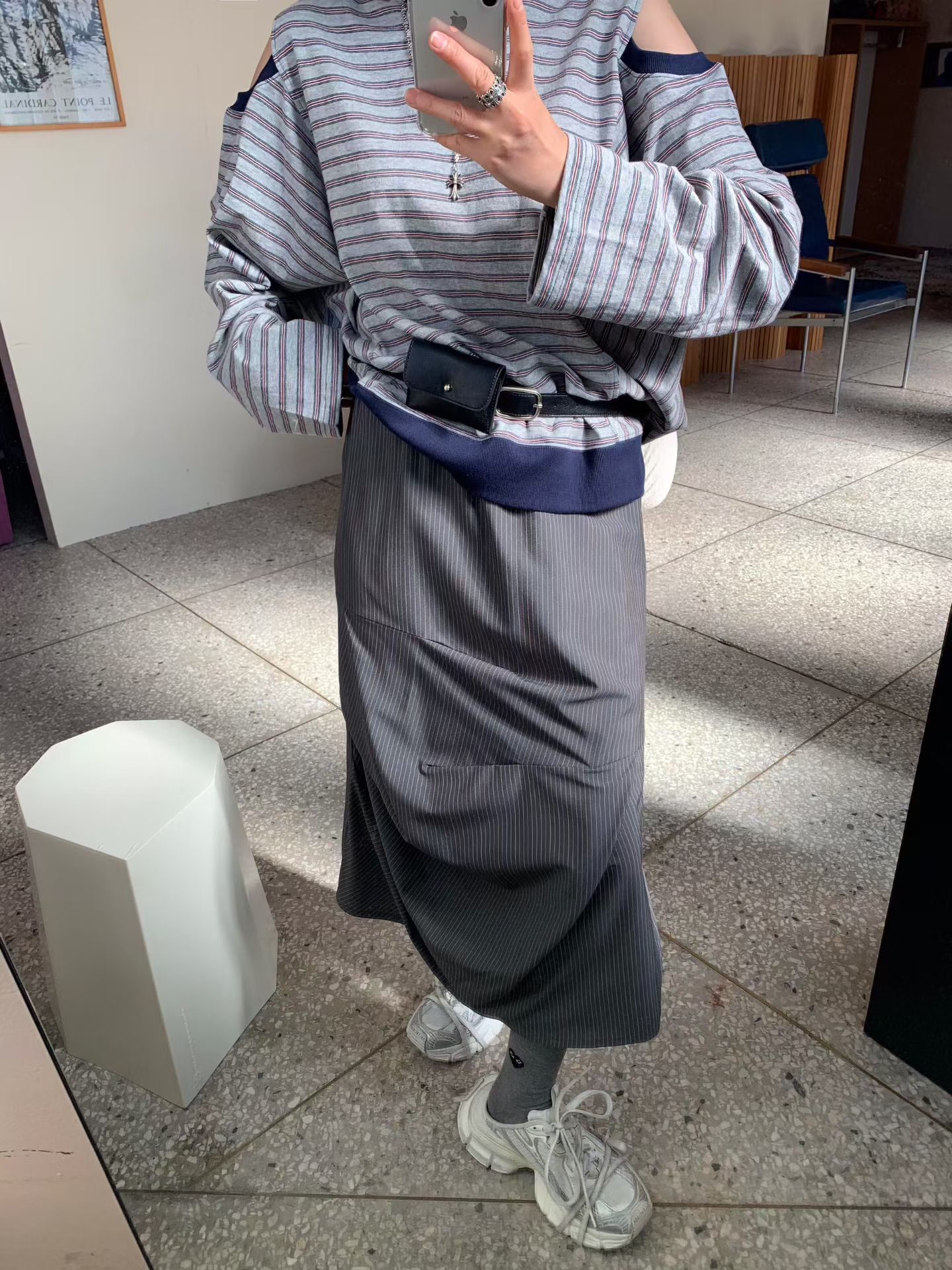 KL18 / VEGAN LEATHER MINI BELT BAG