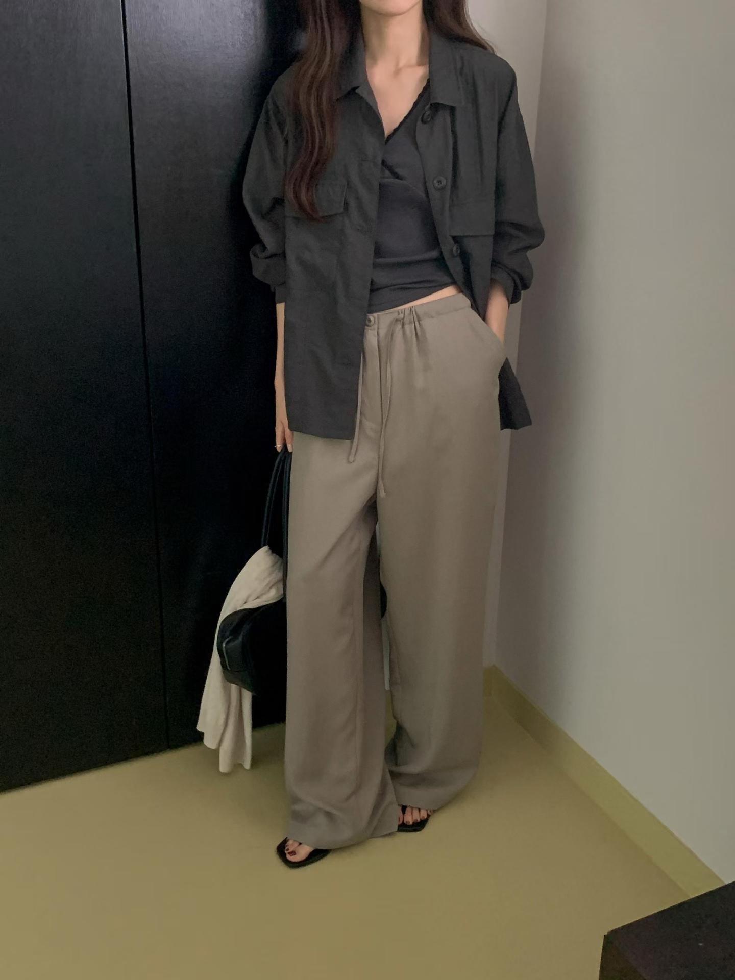 FLOR BUTTON BANDING SLACKS