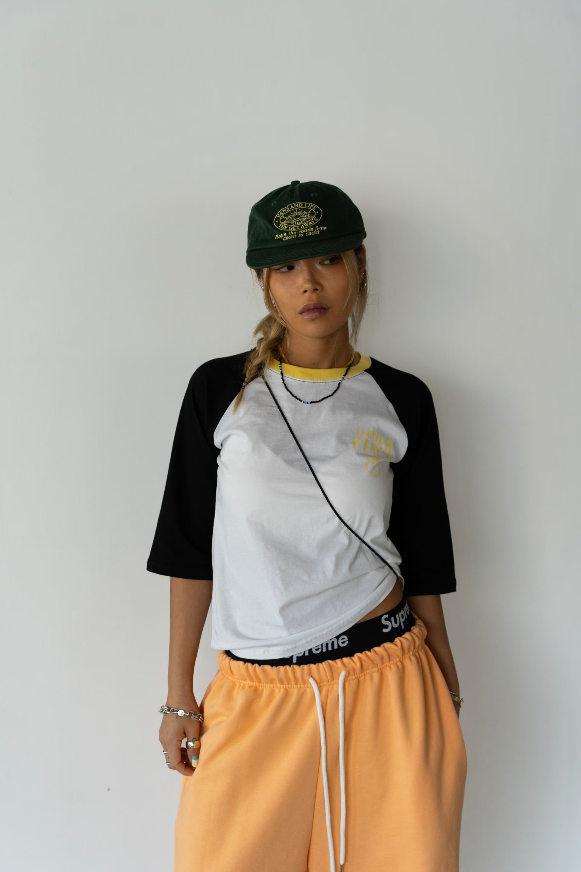 T190426/INNER PEACE COLOUR-BHLOCK TEE 