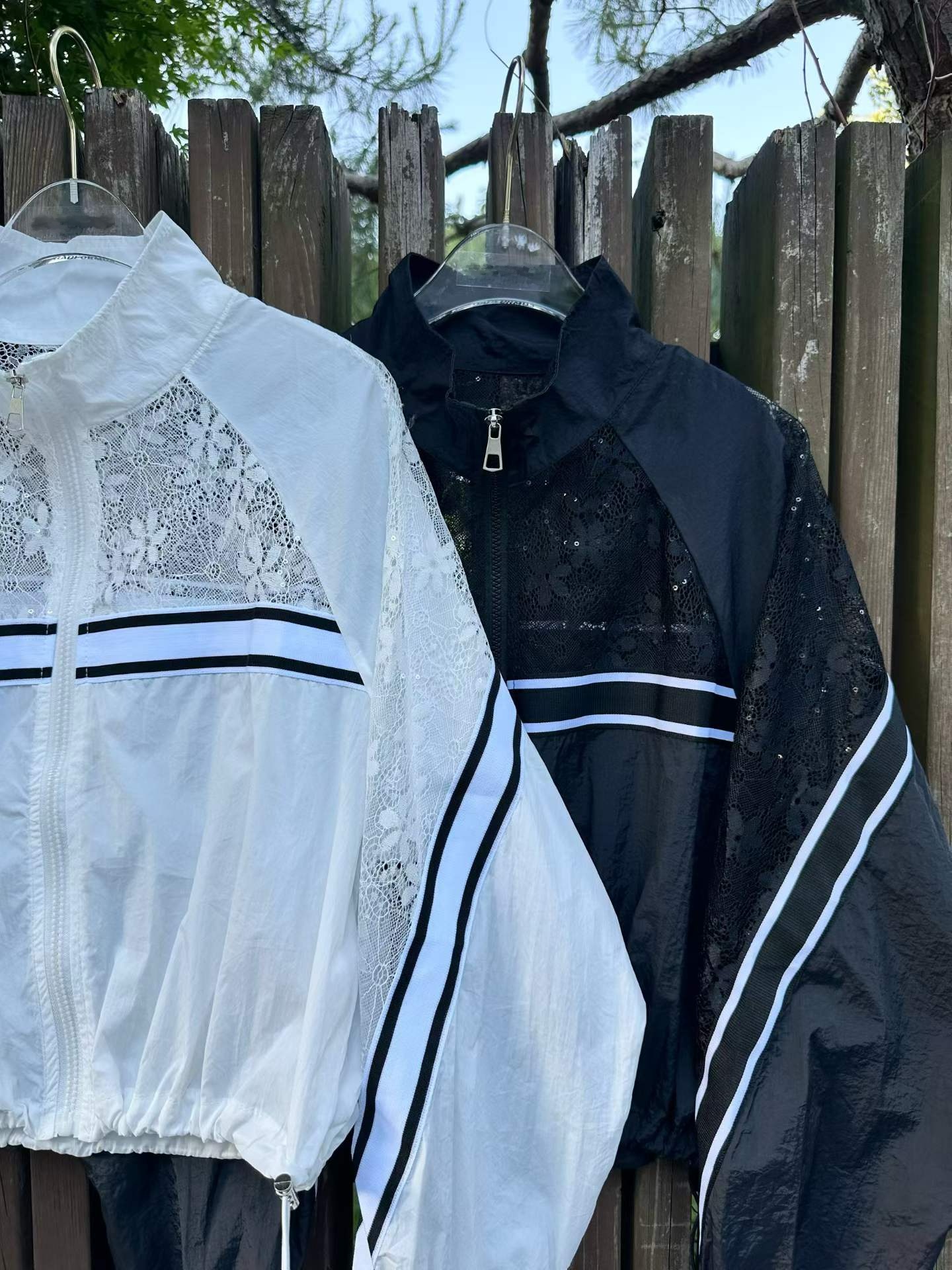 FLORENCE LACE INSERTS SPORTS JACKET