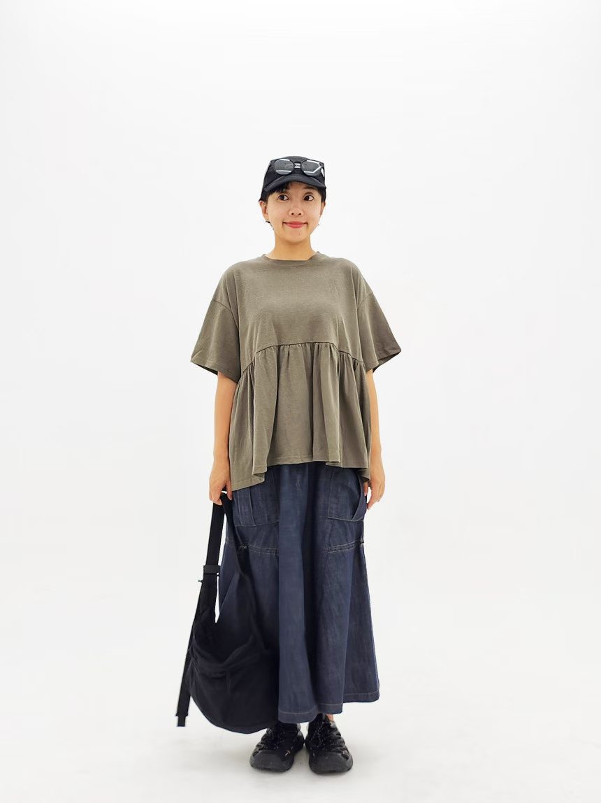 ELIETTE PEPLUM TEE