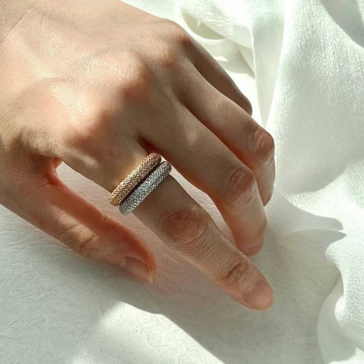 CELINE 24K GOLD PLATED BLING RING