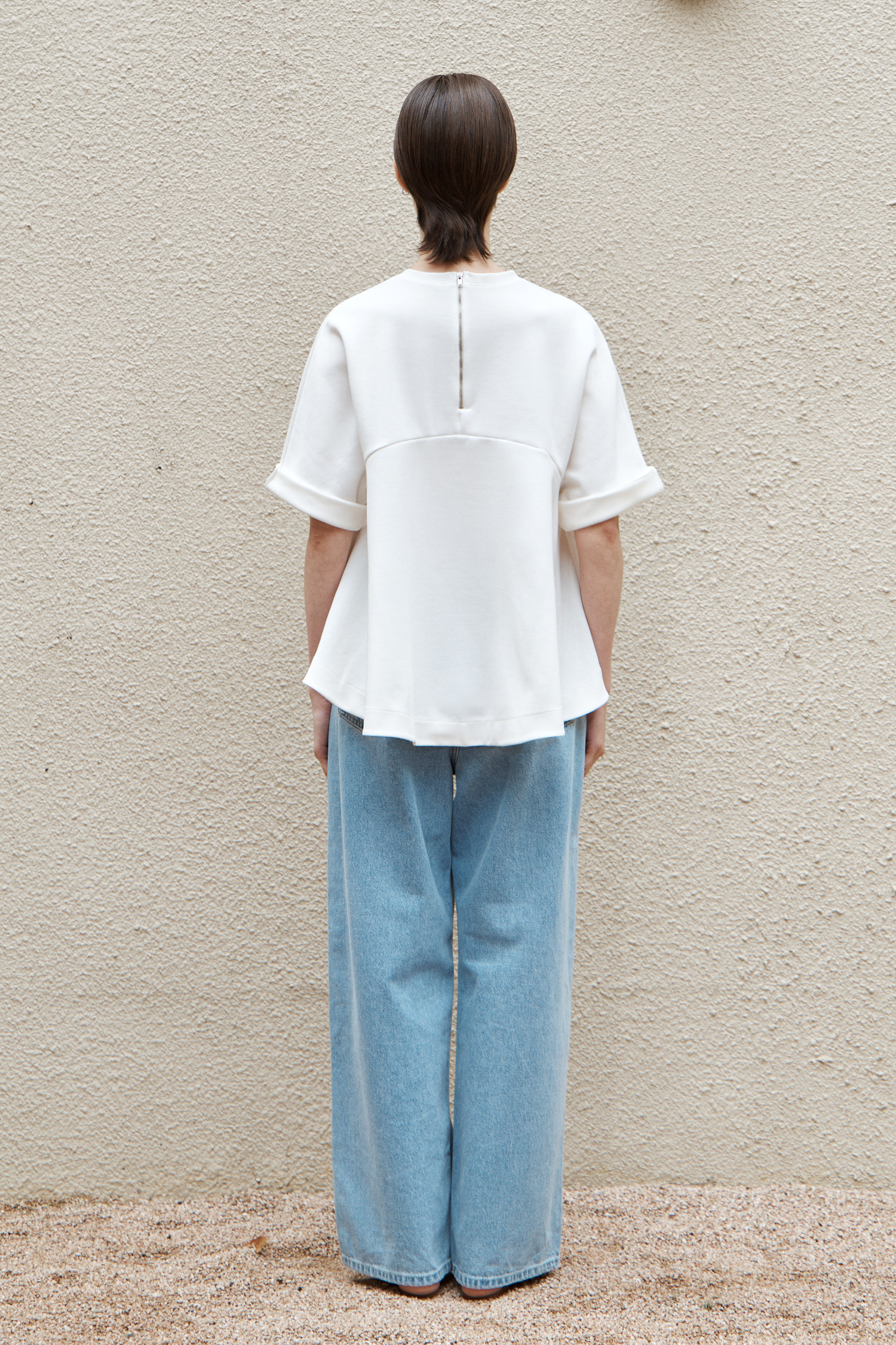 WW27 / VOLUMIZING FLARE SHORT SLEEVES TOP