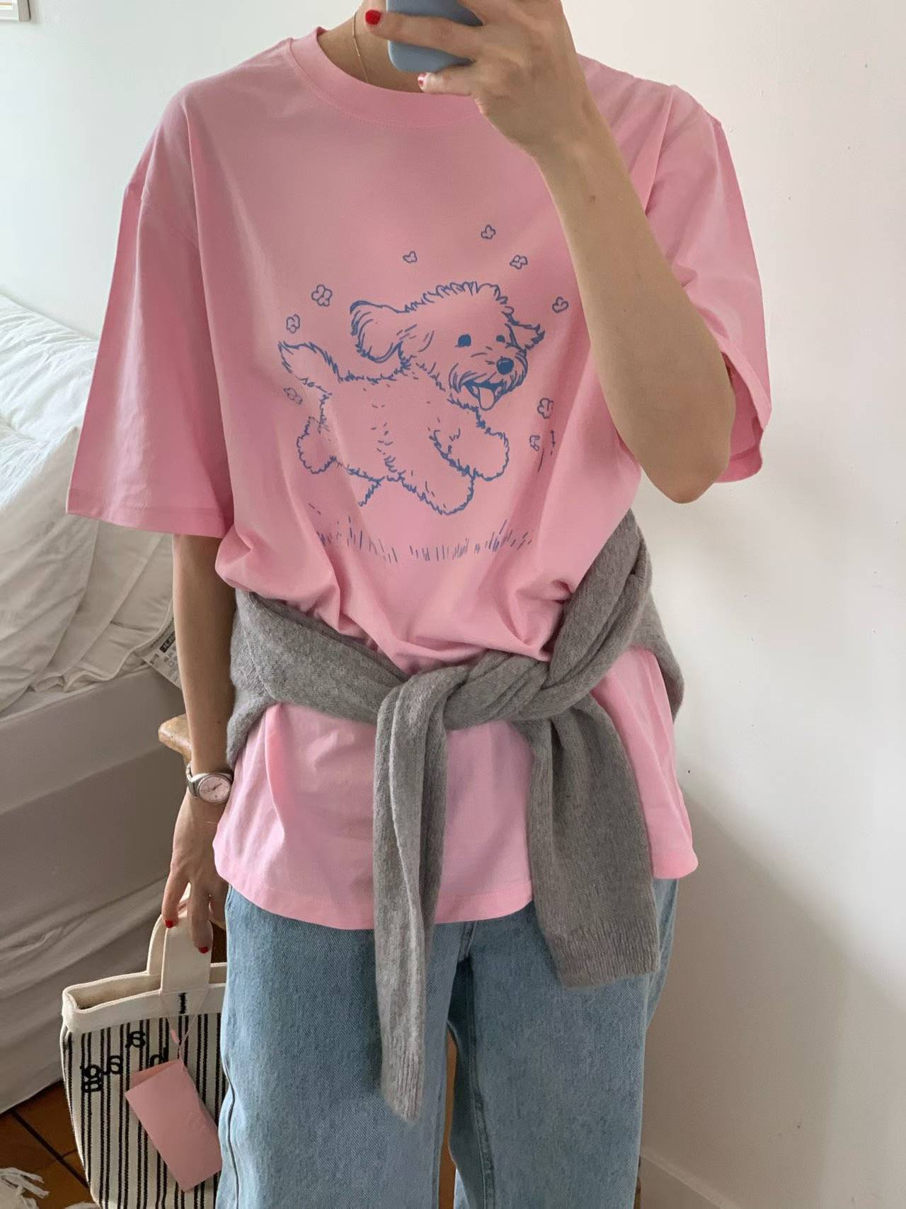 ELOWYN PUPPY GRAPHIC TEE