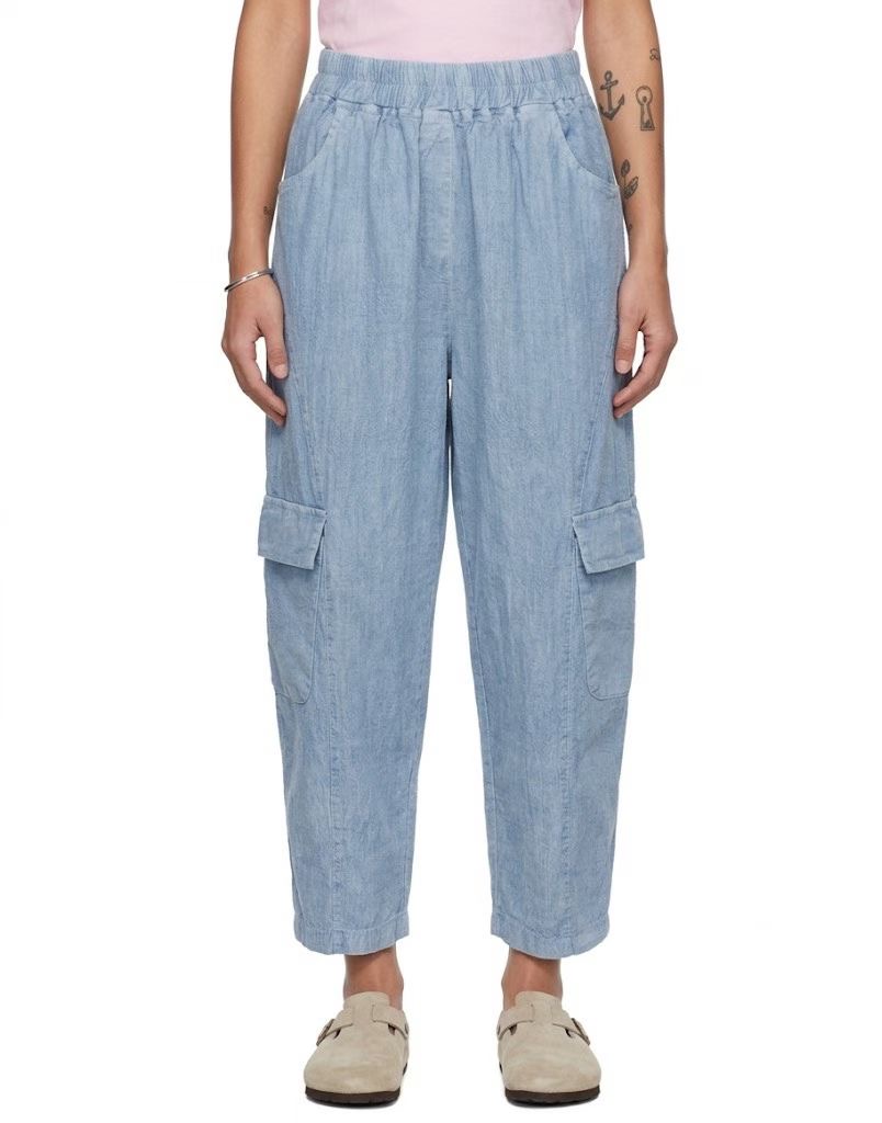 P150426/BANDED WAIST CARGO TROUSERS 