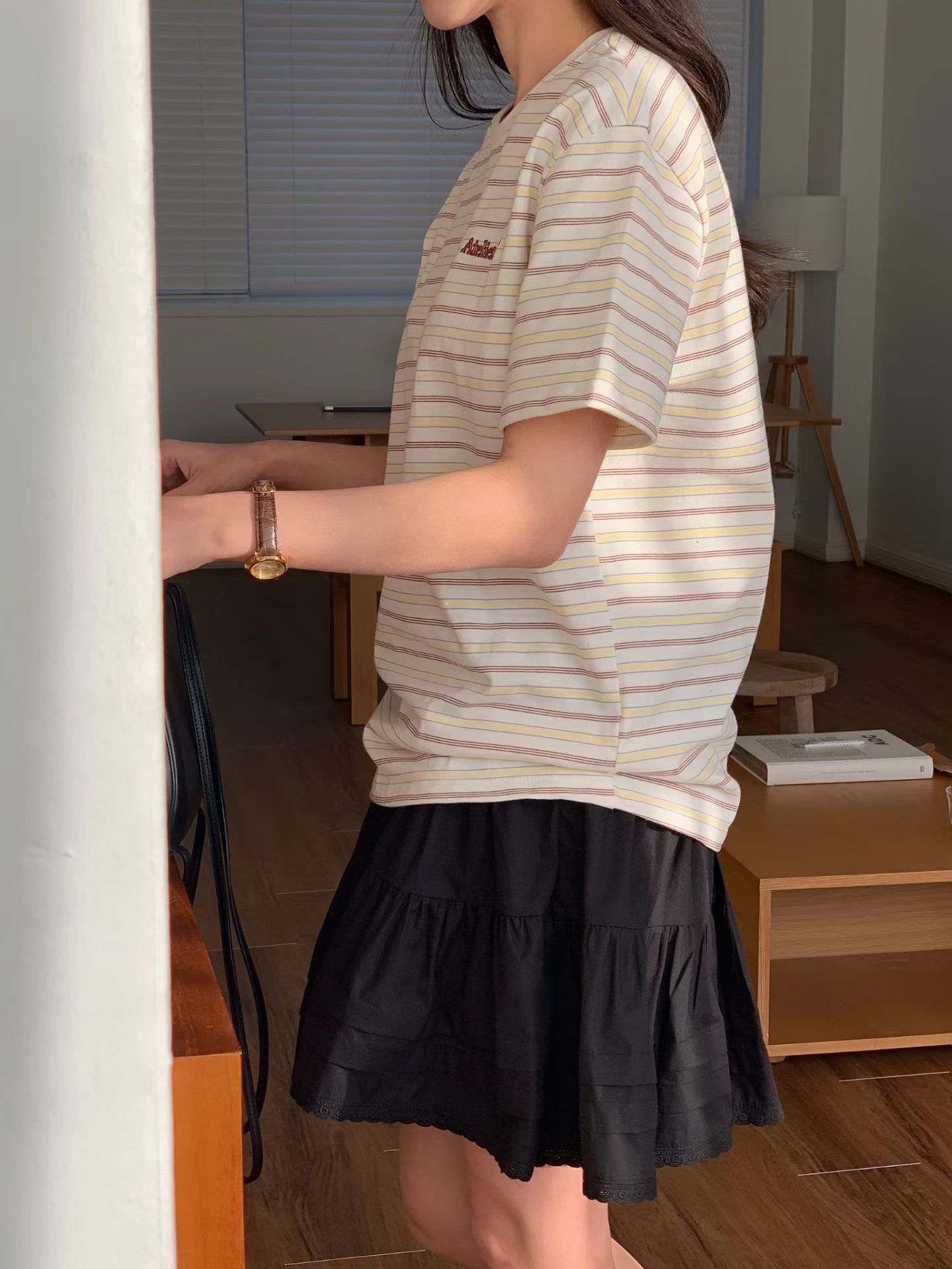 DAHLIA “ATELEMIE” STRIPE TEE-SHIRT