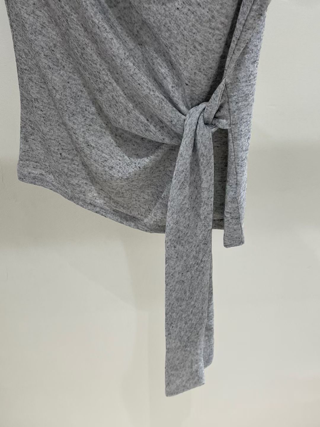 PG24 / COWL NECKLINE WAIST TIE TOP
