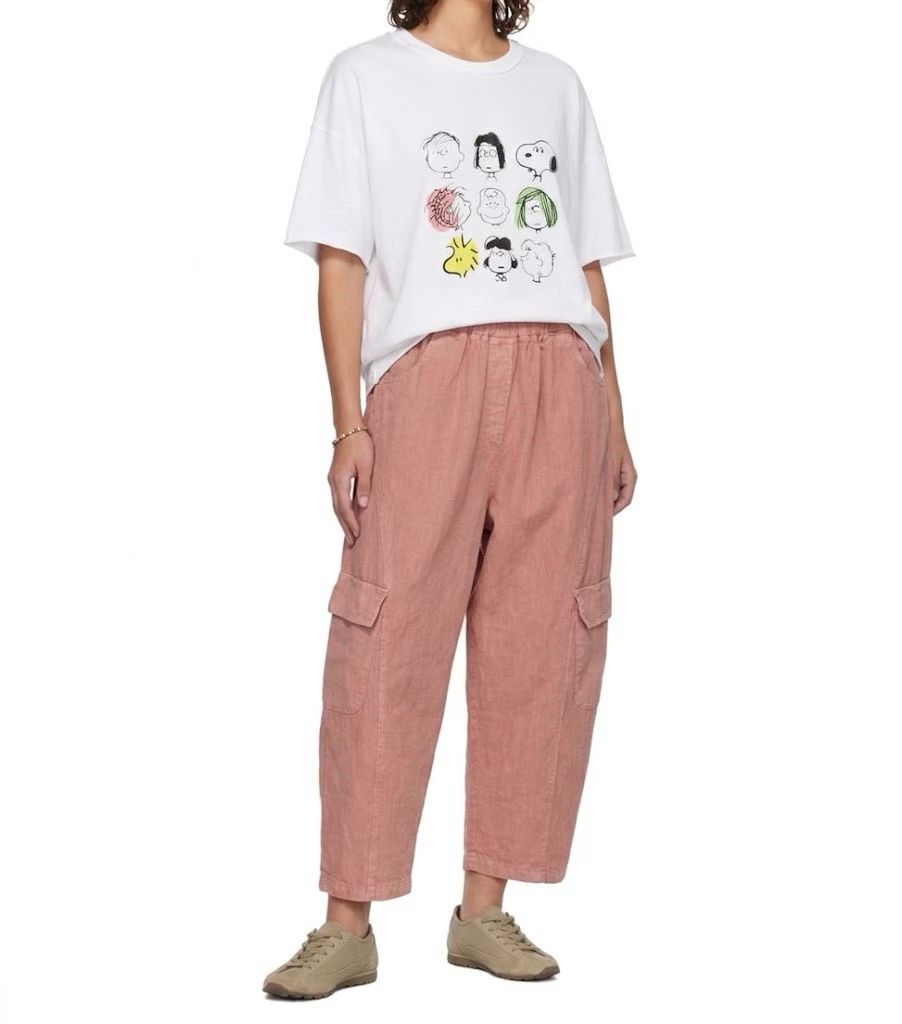 P150426/BANDED WAIST CARGO TROUSERS 