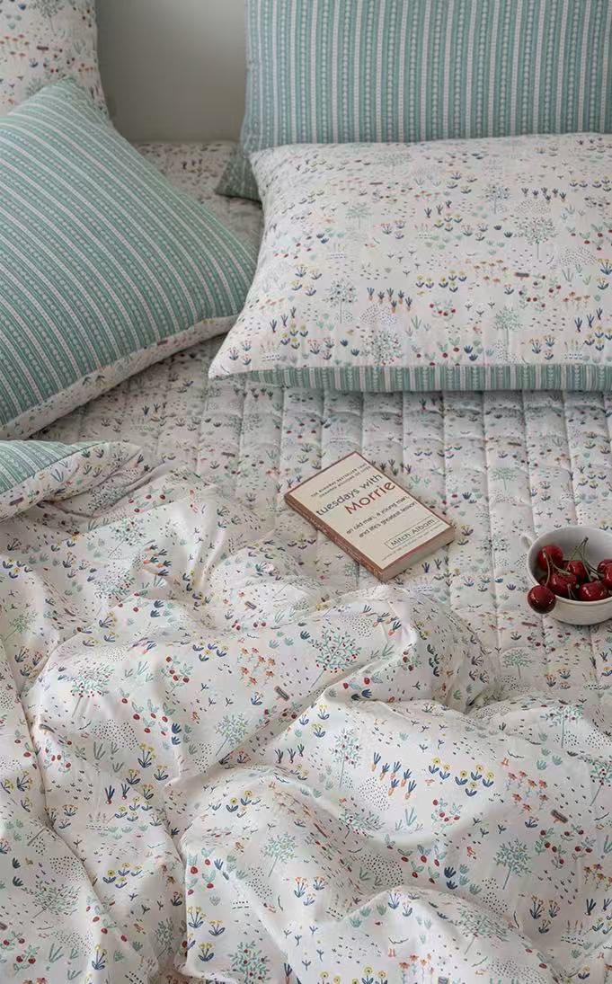 BN03 / NANA'S GARDEN PRINTED BLANKET