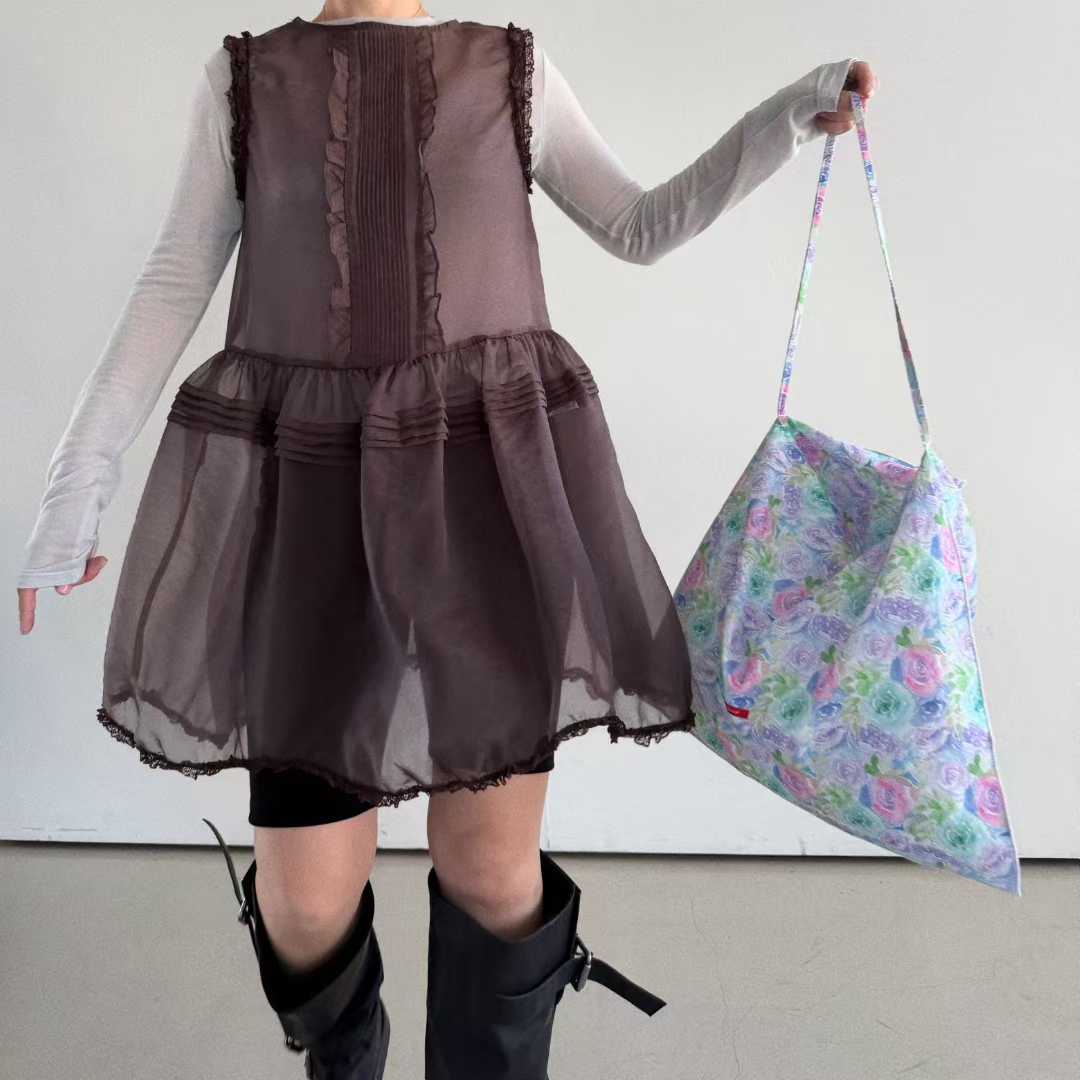 DESIRAE TULLE OVERLAY MIDI DRESS