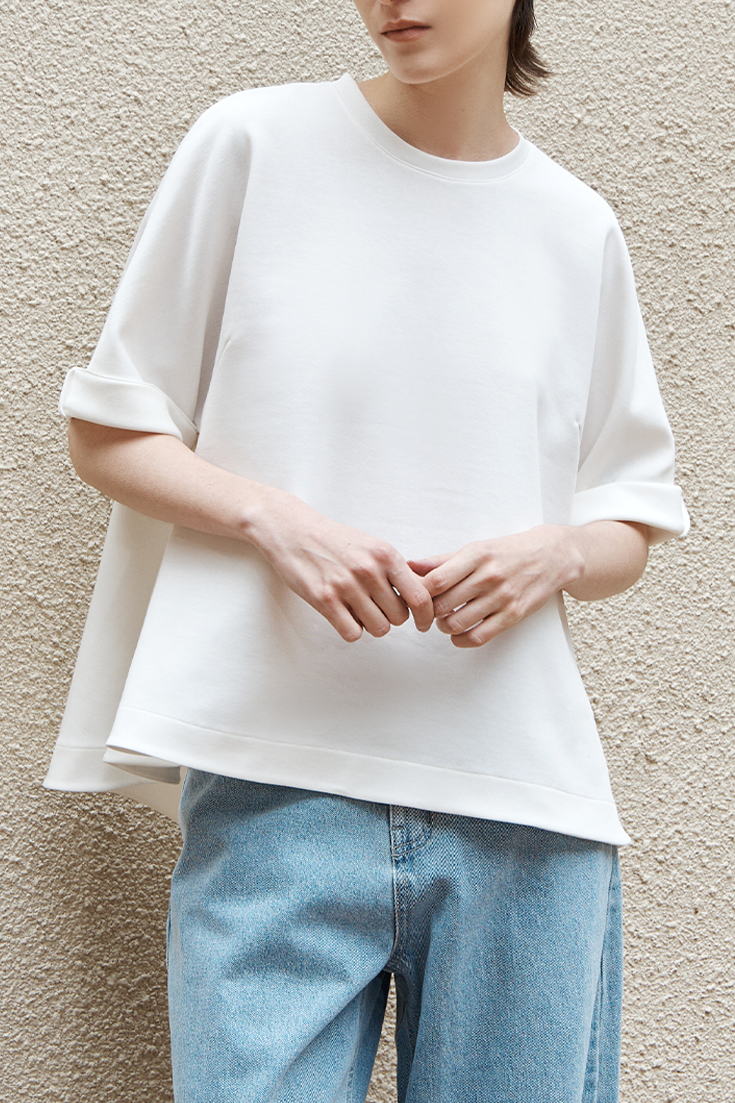 WW27 / VOLUMIZING FLARE SHORT SLEEVES TOP