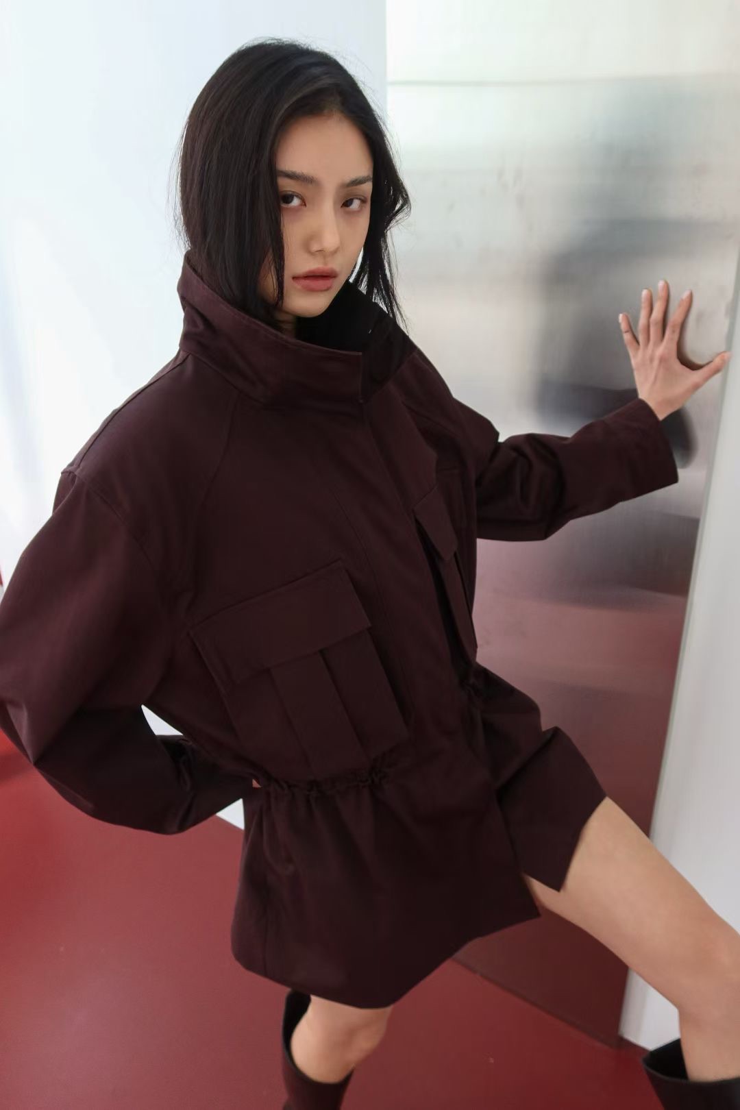 B03 / FRONT OVERSIZED POCKETS JACKET