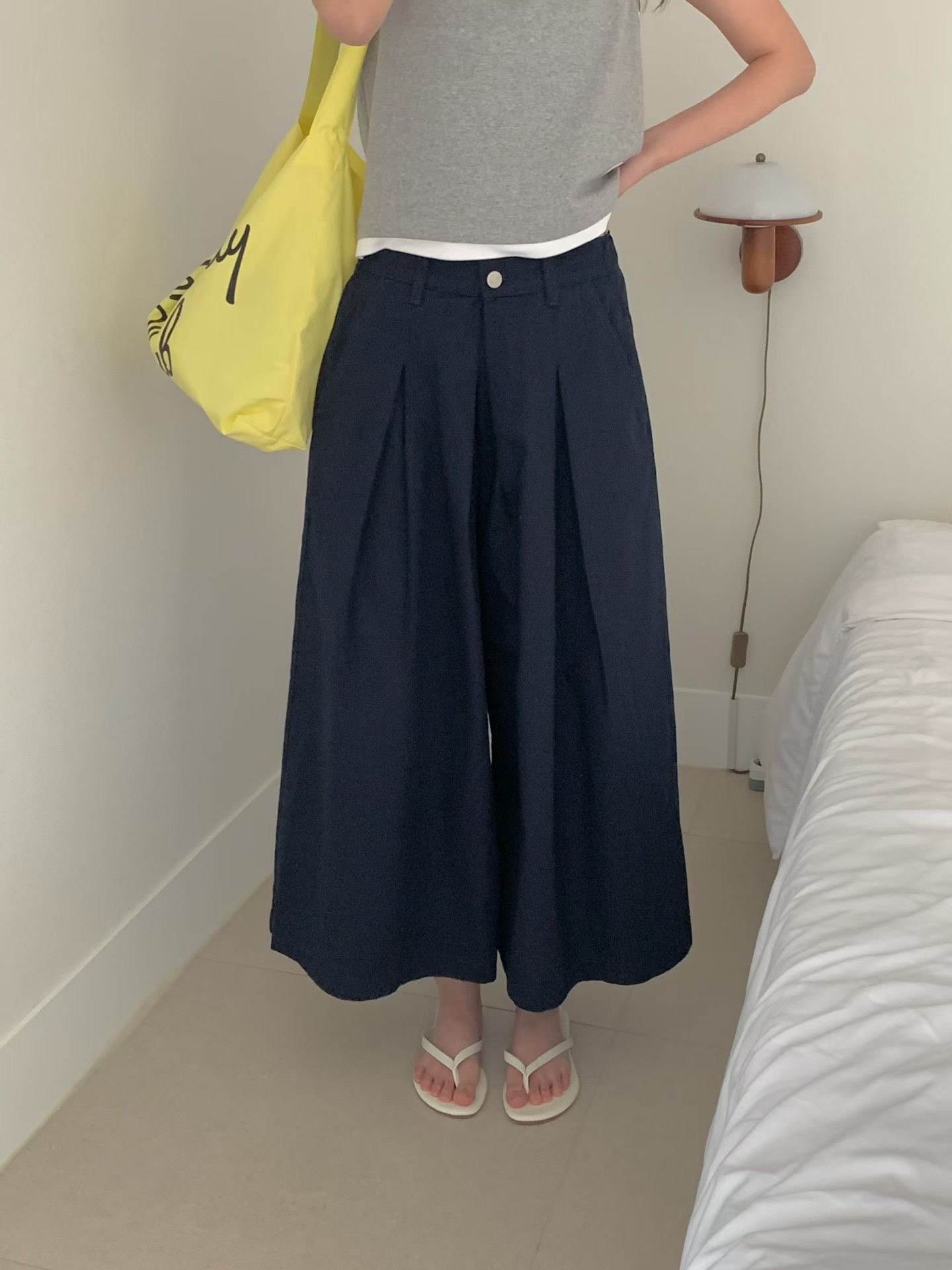 940426 / ELASTIC BAND POCKET DART CULOTTES
