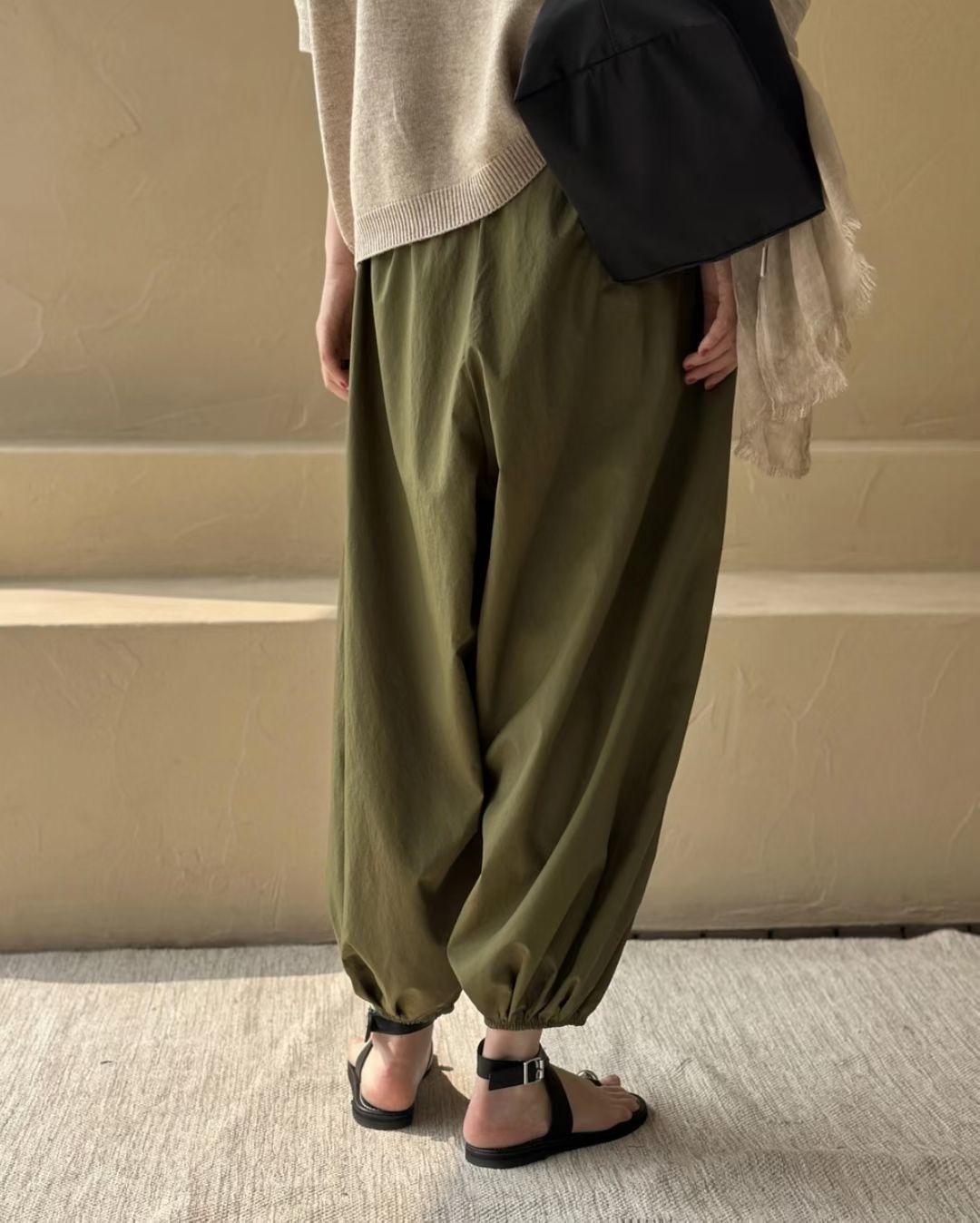 080426/BANDED CUFF BALLOON TROUSERS 