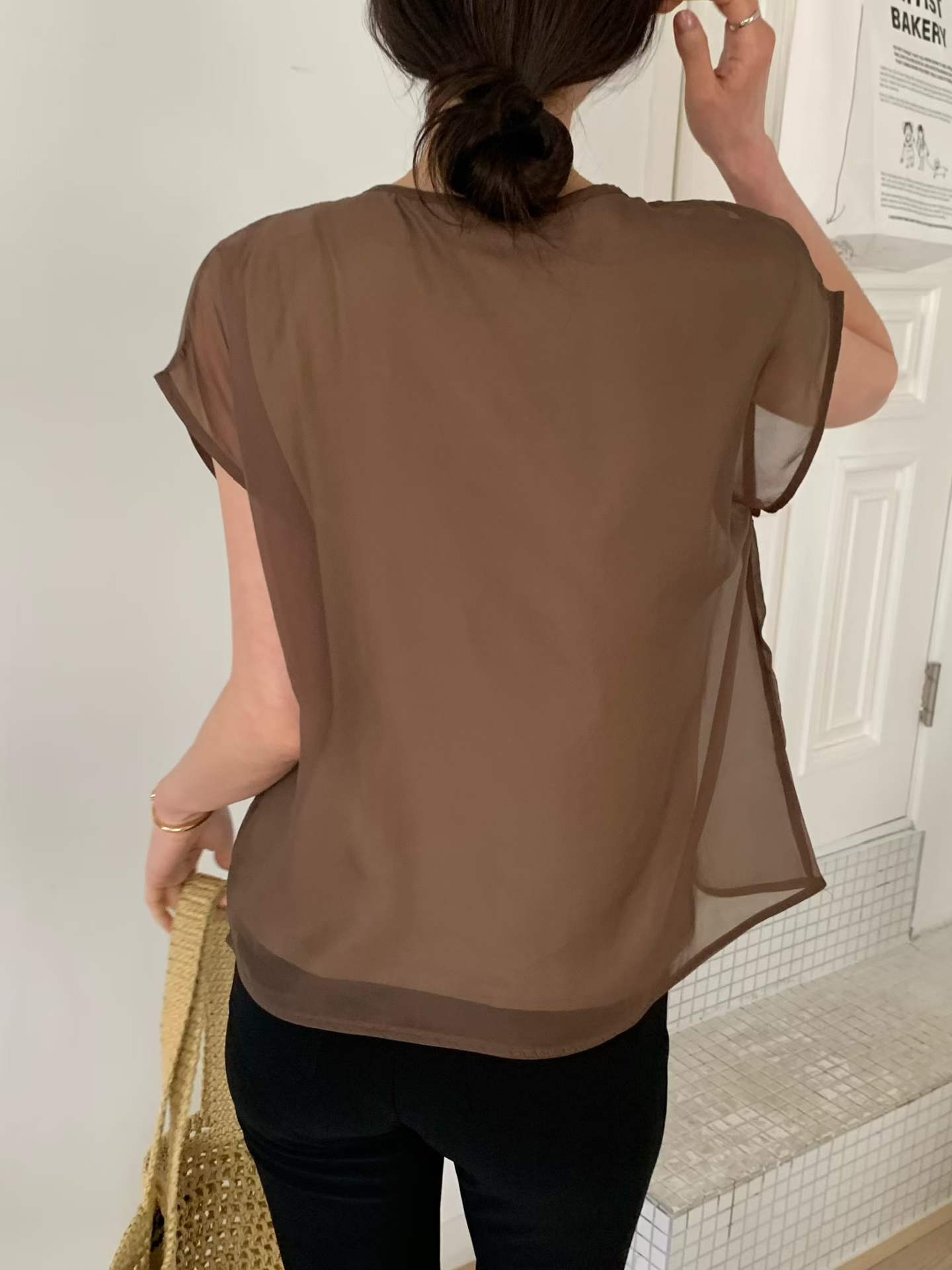 FOSTER CHIFFON OVERLAY BLOUSE