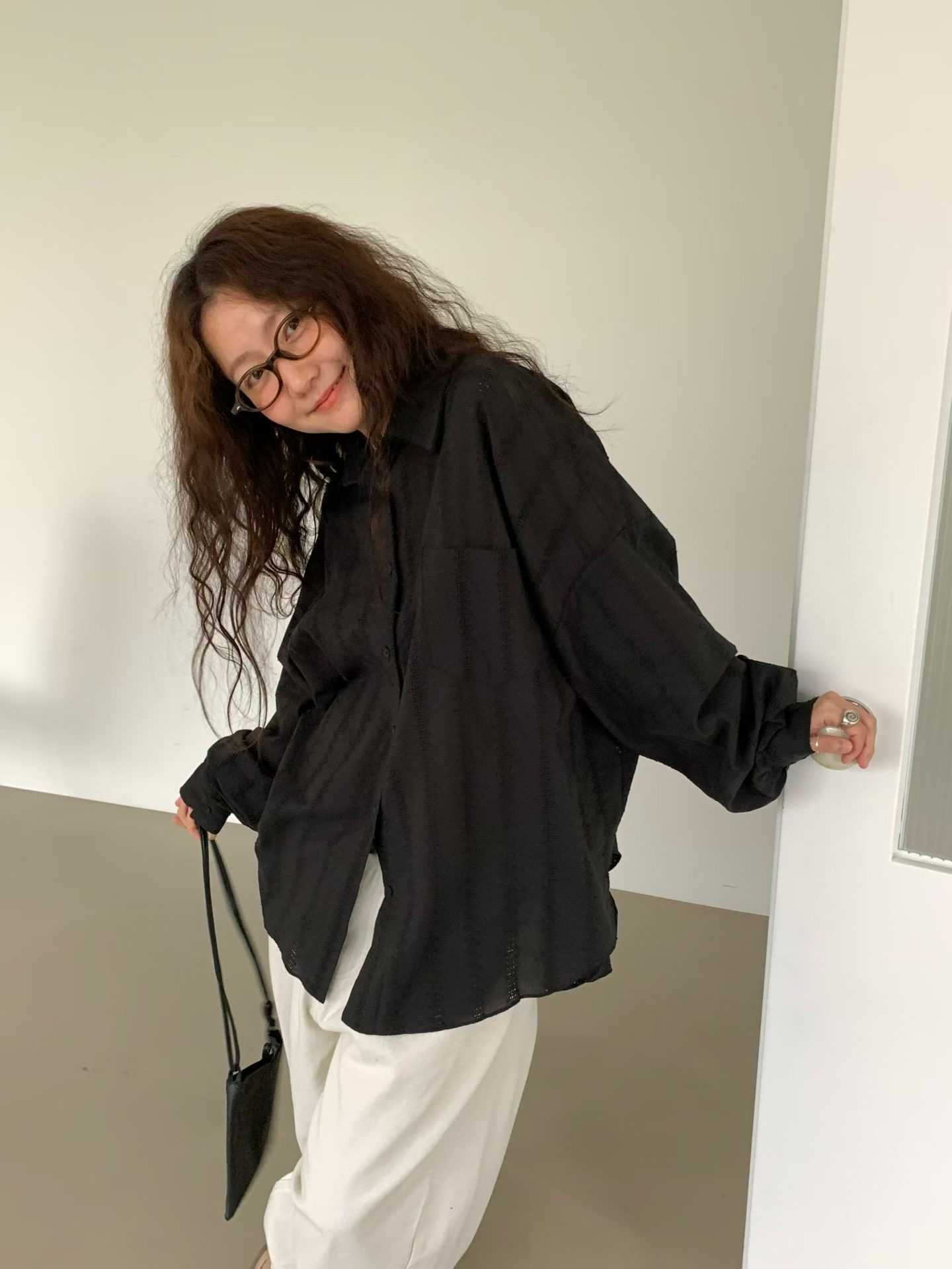 VP24/ OVERSIZED BRODERIE SHIRT 