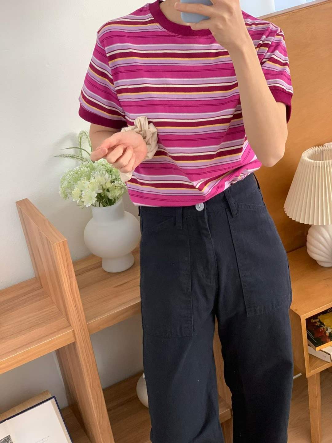 DRUCELLA MULTI STRIPES TEE