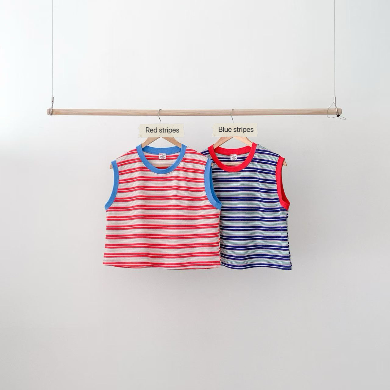 900426/STRIPE COTTON TANK TOP