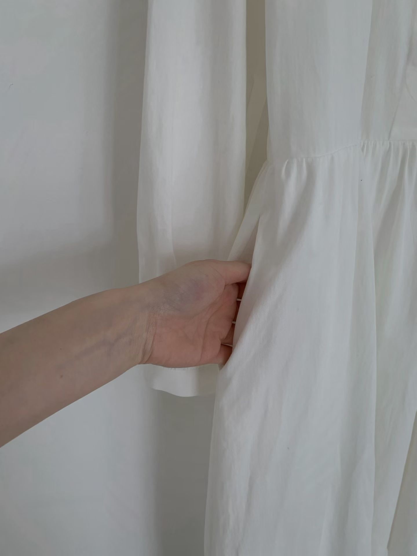 JU12 / DROP WAIST BUTTON DOWN DRESS