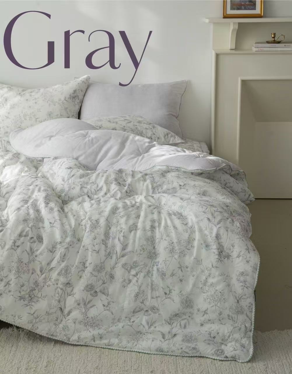 BN01 / BOTANICAL FLORAL PRINT BLANKET