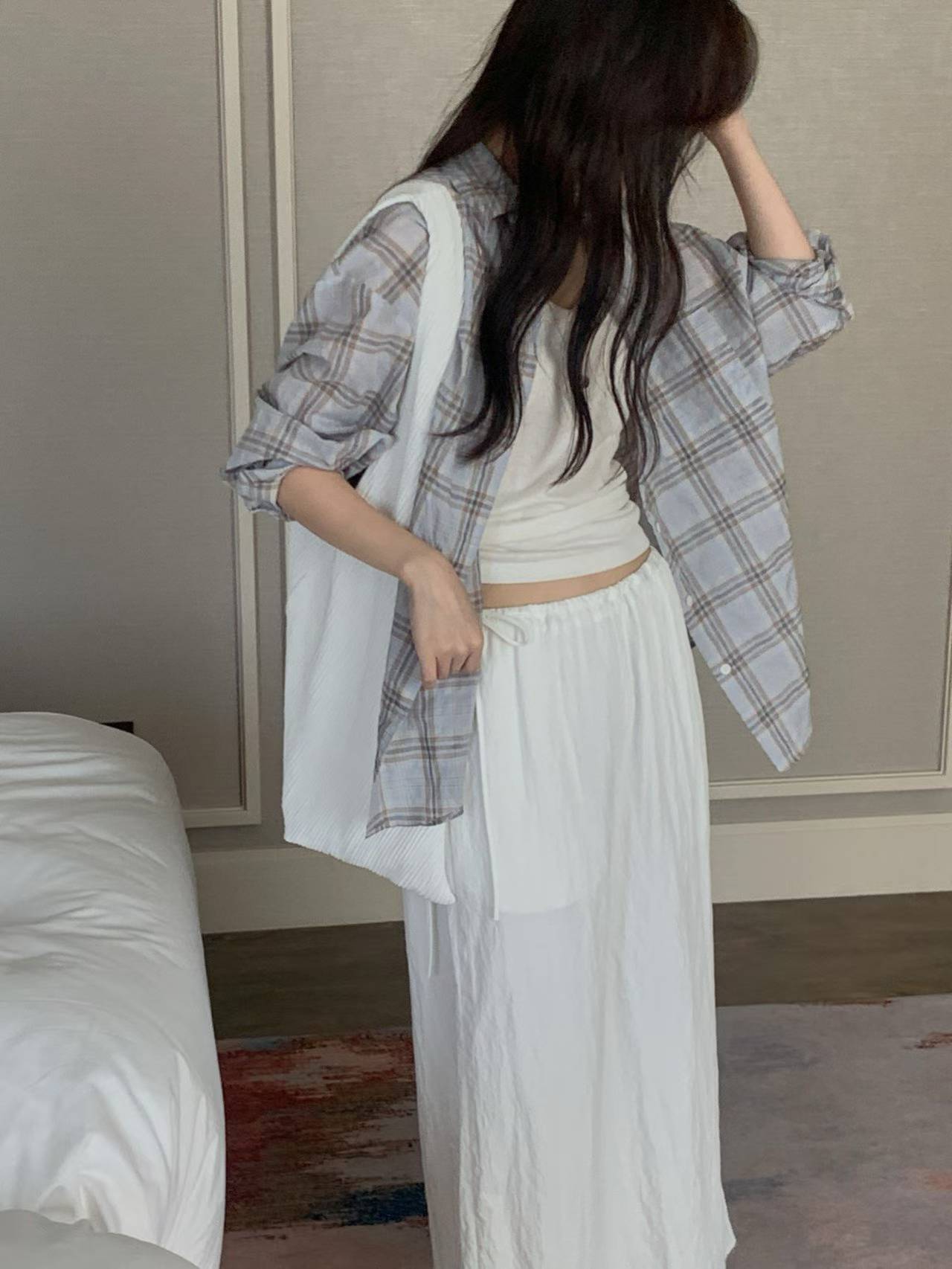 FIORELLA SIDE TIE MAXI SKIRT