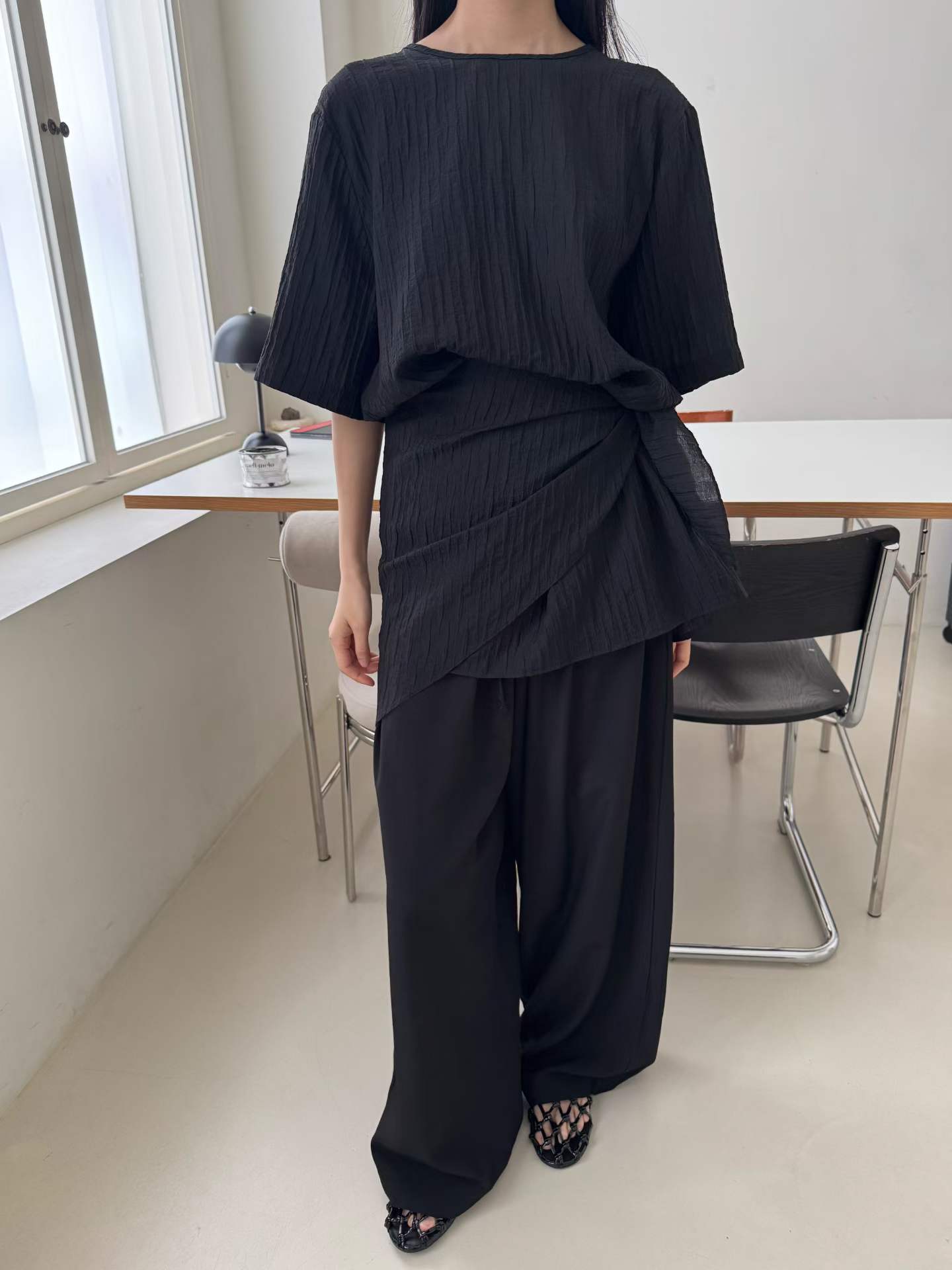 FERN OVER-PIECE TEXTURED TUNIC