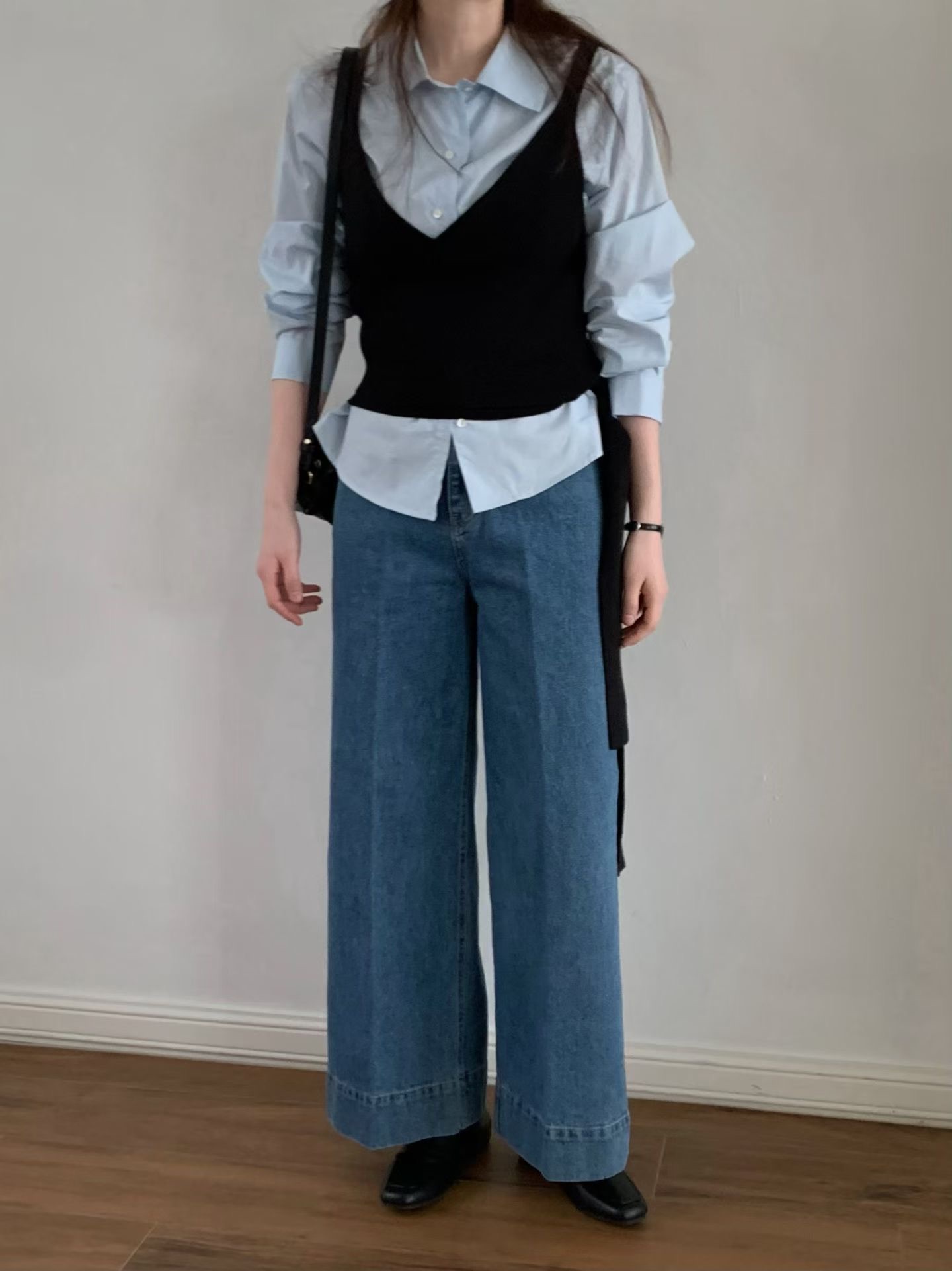 JU13 / WRAP OVER KNIT VEST