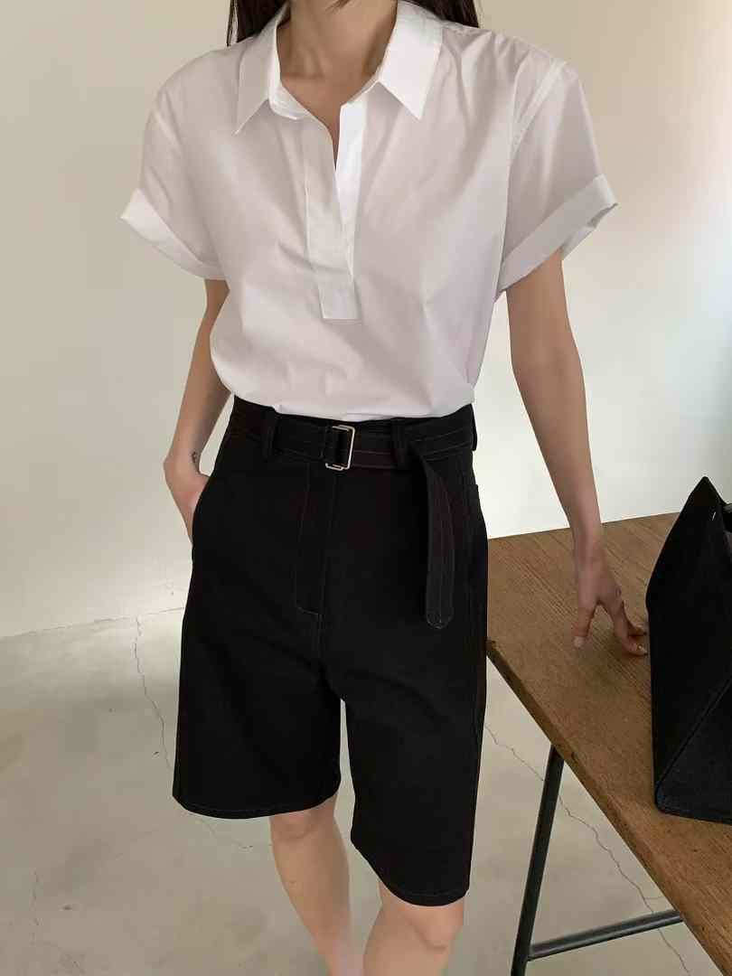 DEVYN PREMIUM OPEN COLLAR SHIRT
