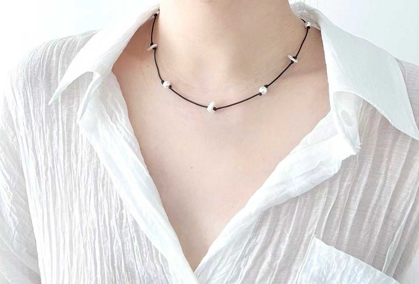 FRITZ SEGMENTED STRING NECKLACE