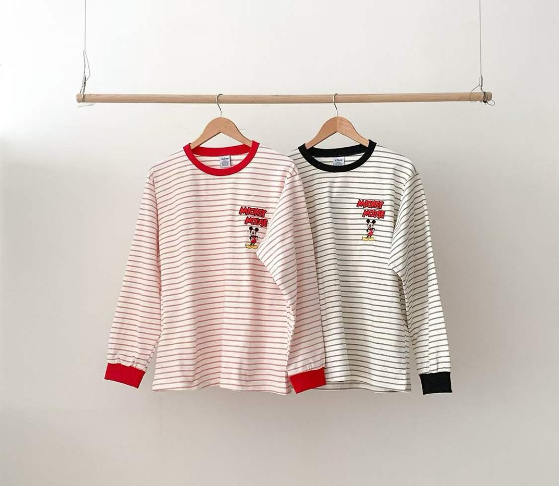 DASHA MICKEY STRIPE PULLOVER