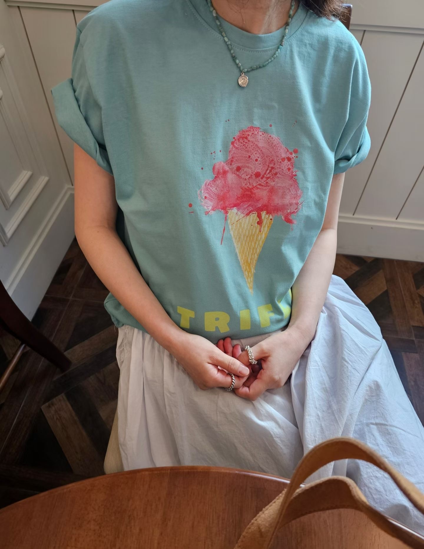 820426/TRIFLE CONE LOOSE FIT TEE-SHIRT