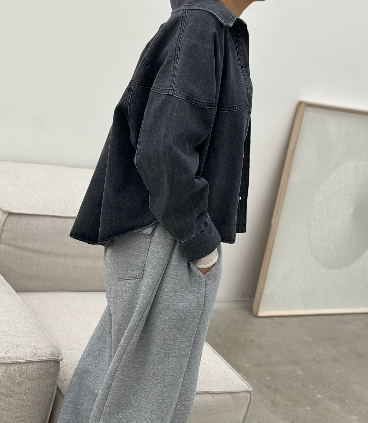 LE14 / LIGHT DENIM SHIRT-OUTER