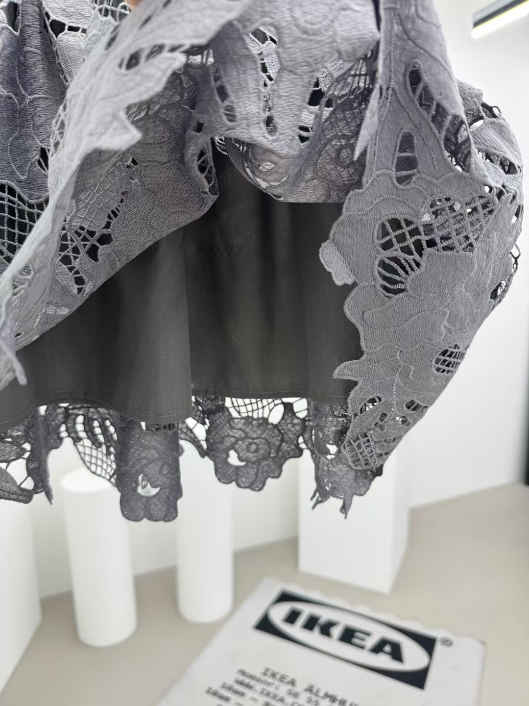 5001 / ELASTIC BAND BRODERIE SKIRT