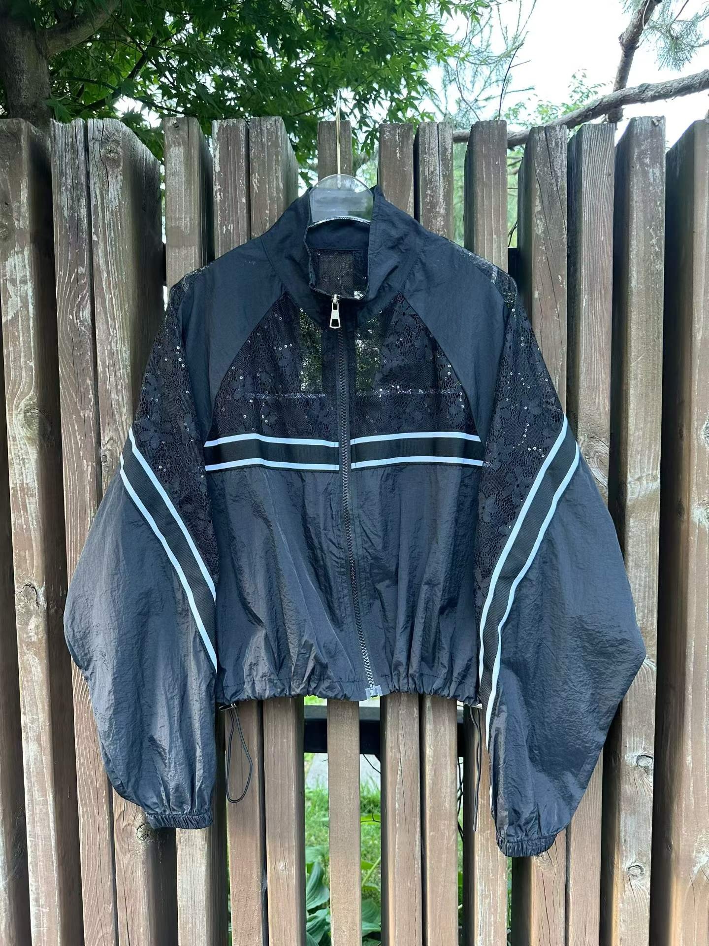 FLORENCE LACE INSERTS SPORTS JACKET