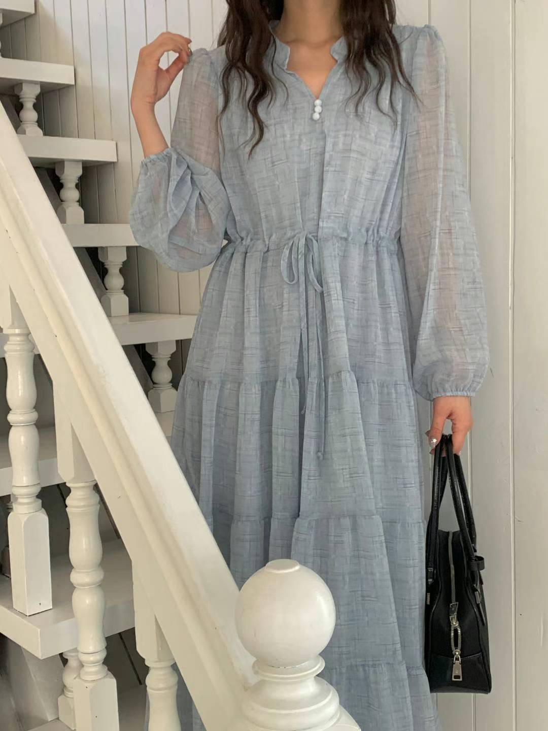 CHRISTIAN DREAMY TIERED SUMMER DRESS