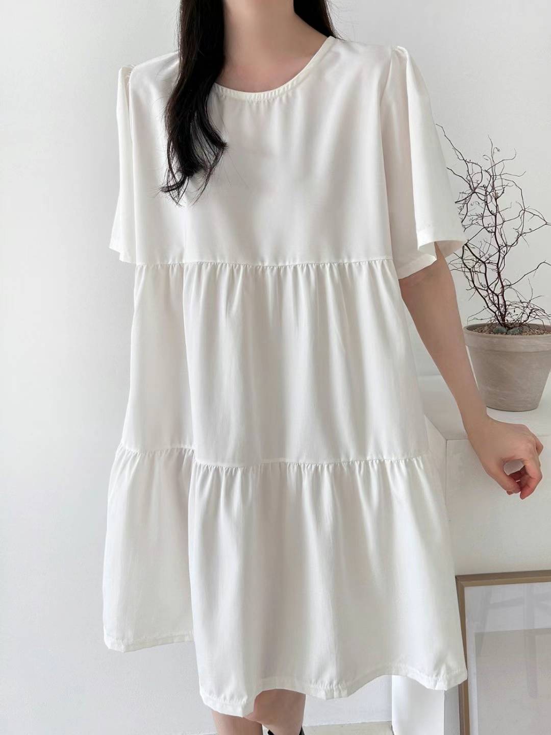 DOMINIQUE TIERED SHORT DRESS