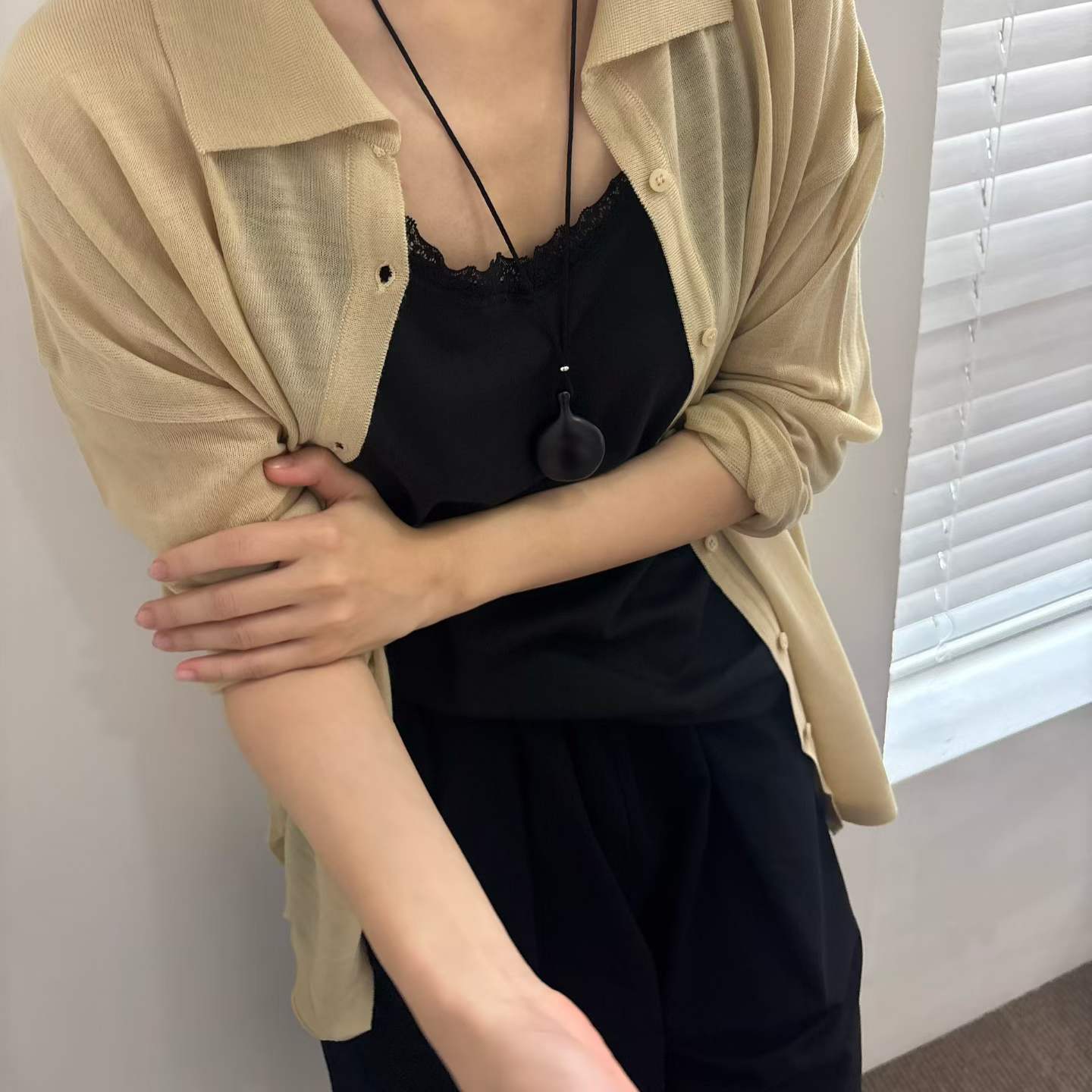 FOSTER LACE TRIMMING CAMISOLE