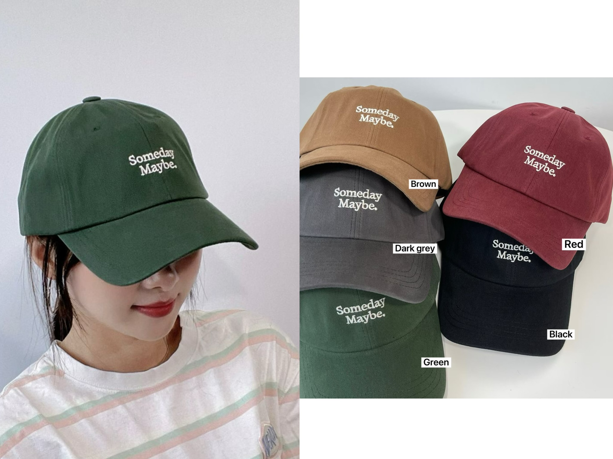 ER20 / SOMEDAY MAYBE BASEBALL CAP