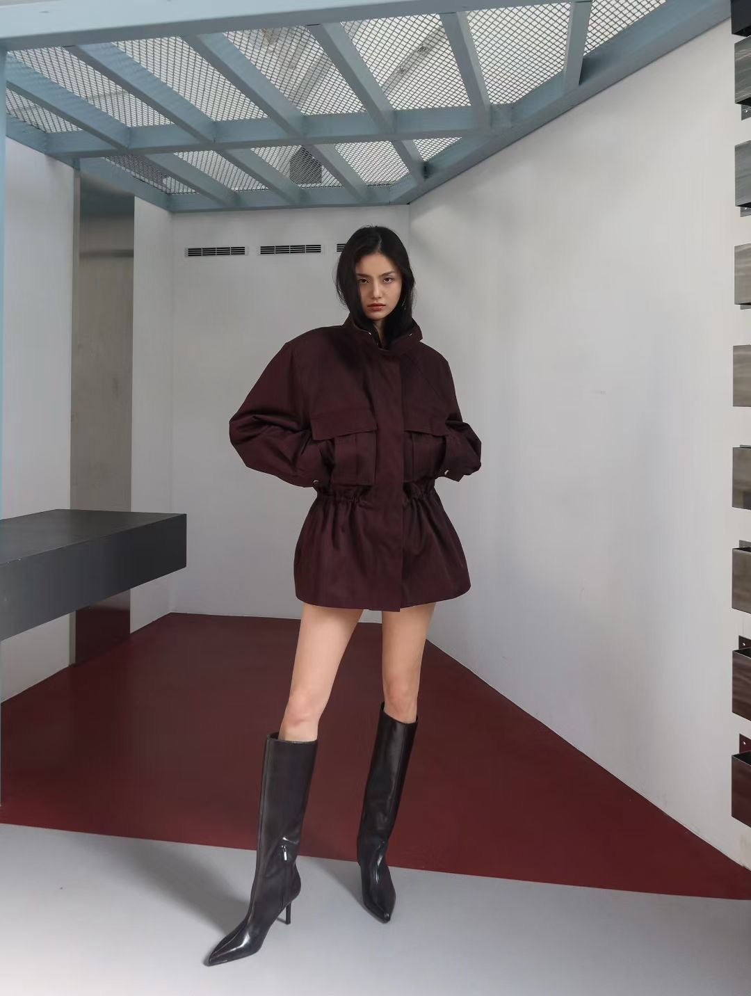 B03 / FRONT OVERSIZED POCKETS JACKET