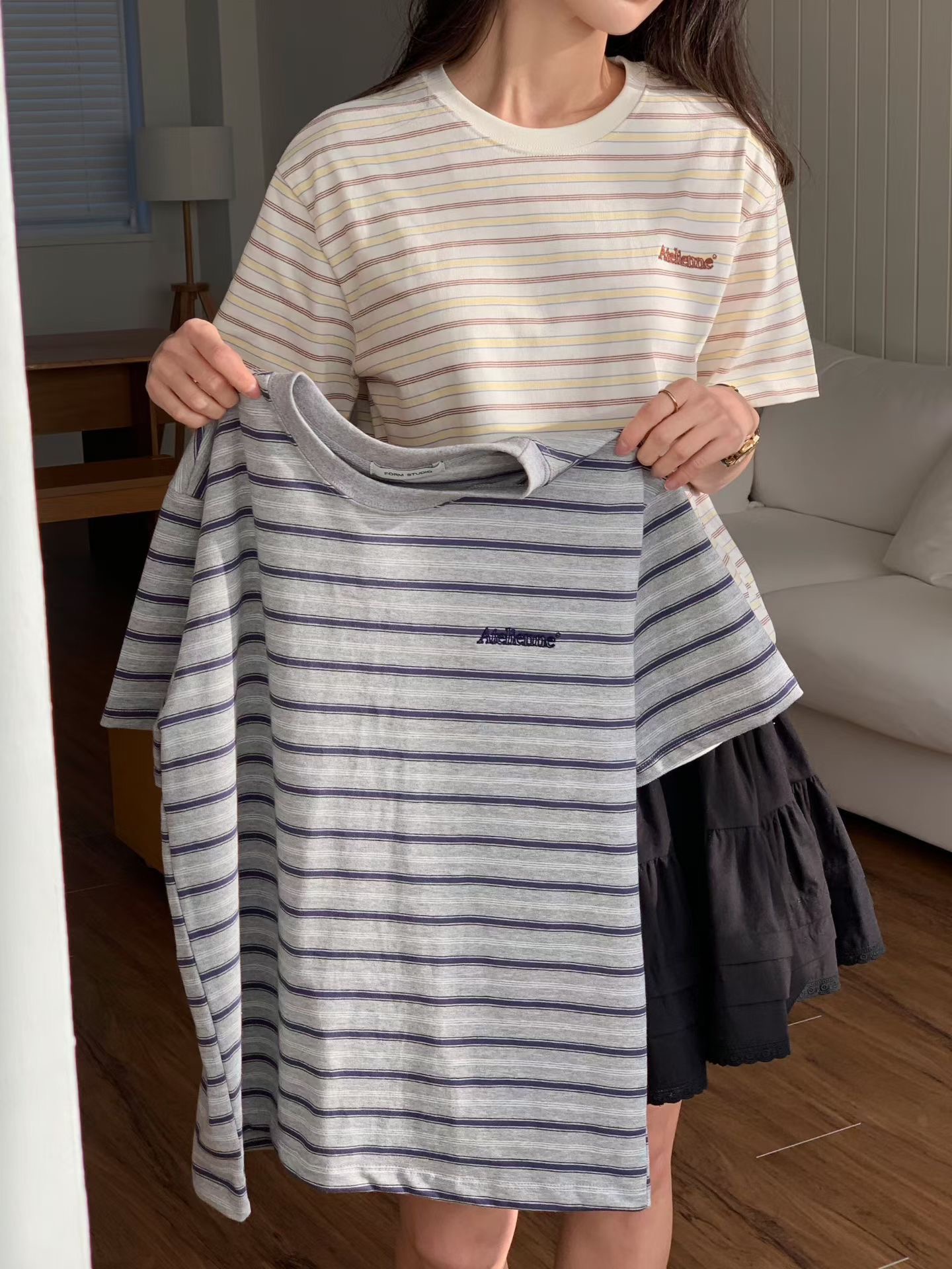 DAHLIA “ATELEMIE” STRIPE TEE-SHIRT