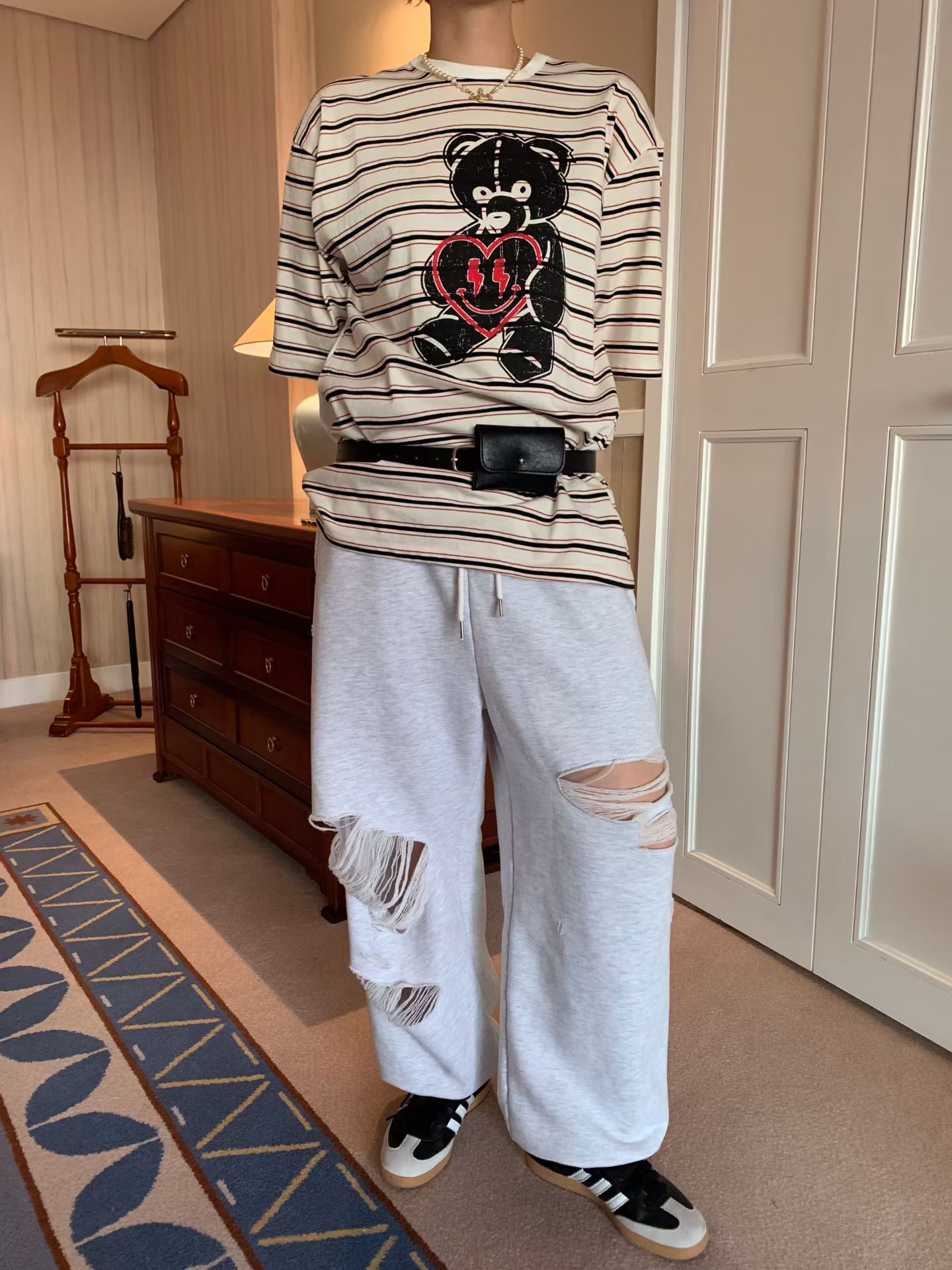 2 WAYS SLOUCHY TEE ( KL21)