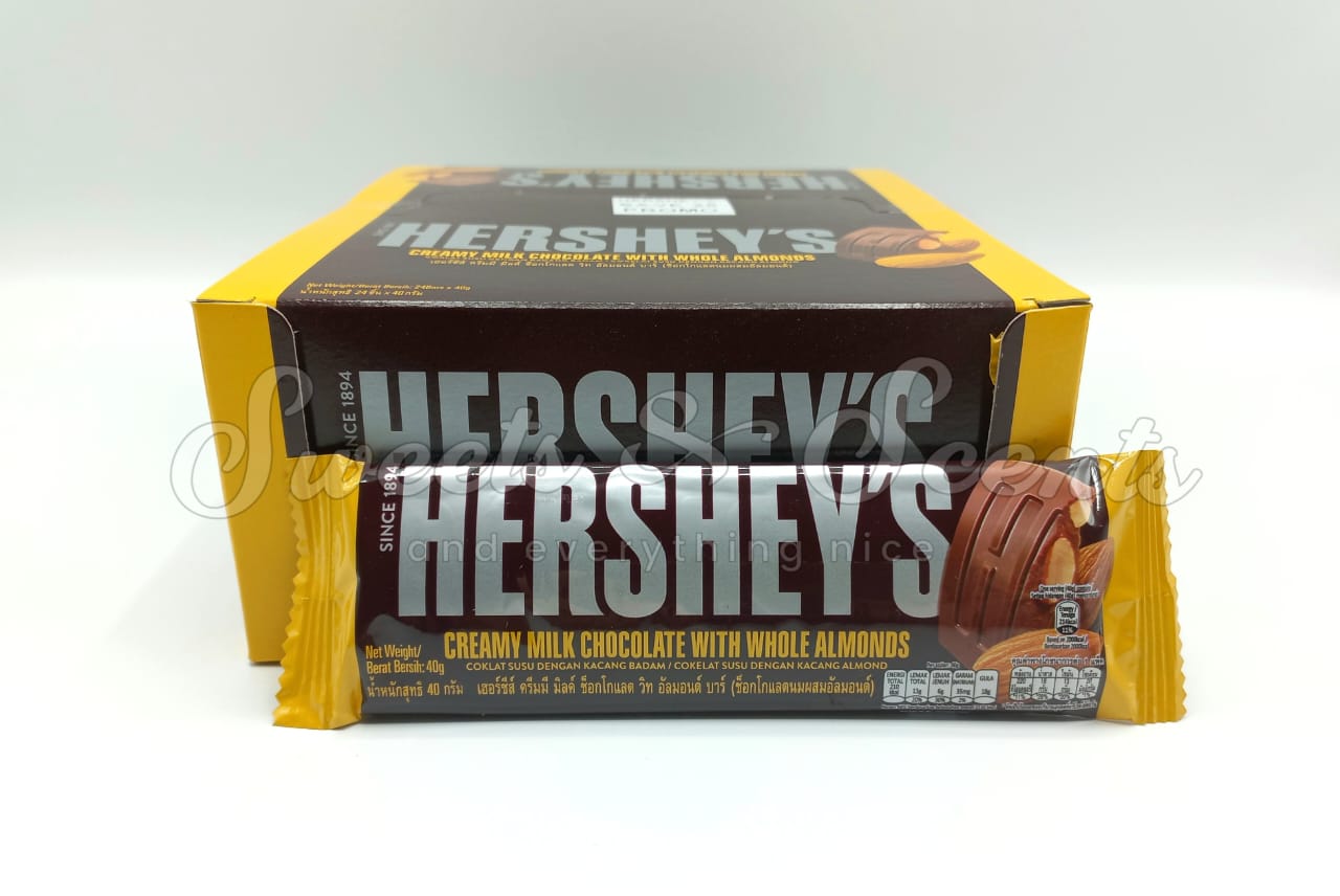 Hershey's Creamy Milk Chocolate with Almonds 40g