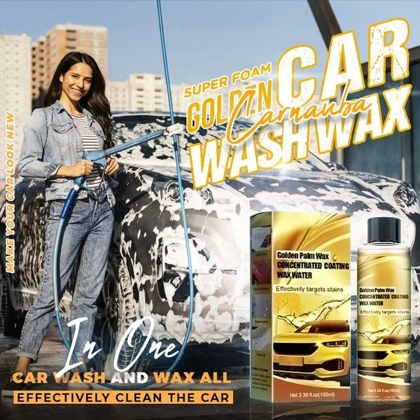 ✨Car Essentials✨）Golden Carnauba Car Wash Wax