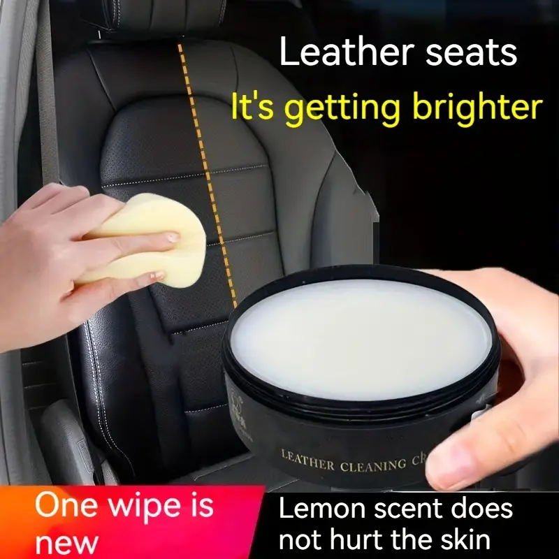 1PC Car Leather Seat Maintenance And Care Oil, Interior Polishing, Refurbished Leather Sofa Cleaning, Stain Removal, Multifunctional Maintenance Cream