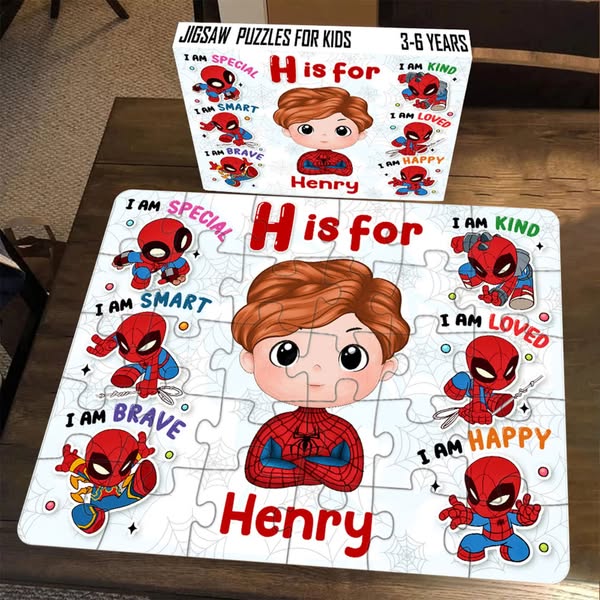Jigsaw Puzzle Personalized - My Dream Character Puzzle -  Birthday Gift For Kids - Trendy 2025 - Personalized Puzzle