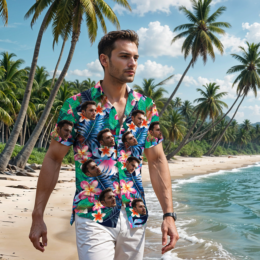 Tropical Wild - Custom Men Hawaiian Shirt - MyHawaiianShirtsAU